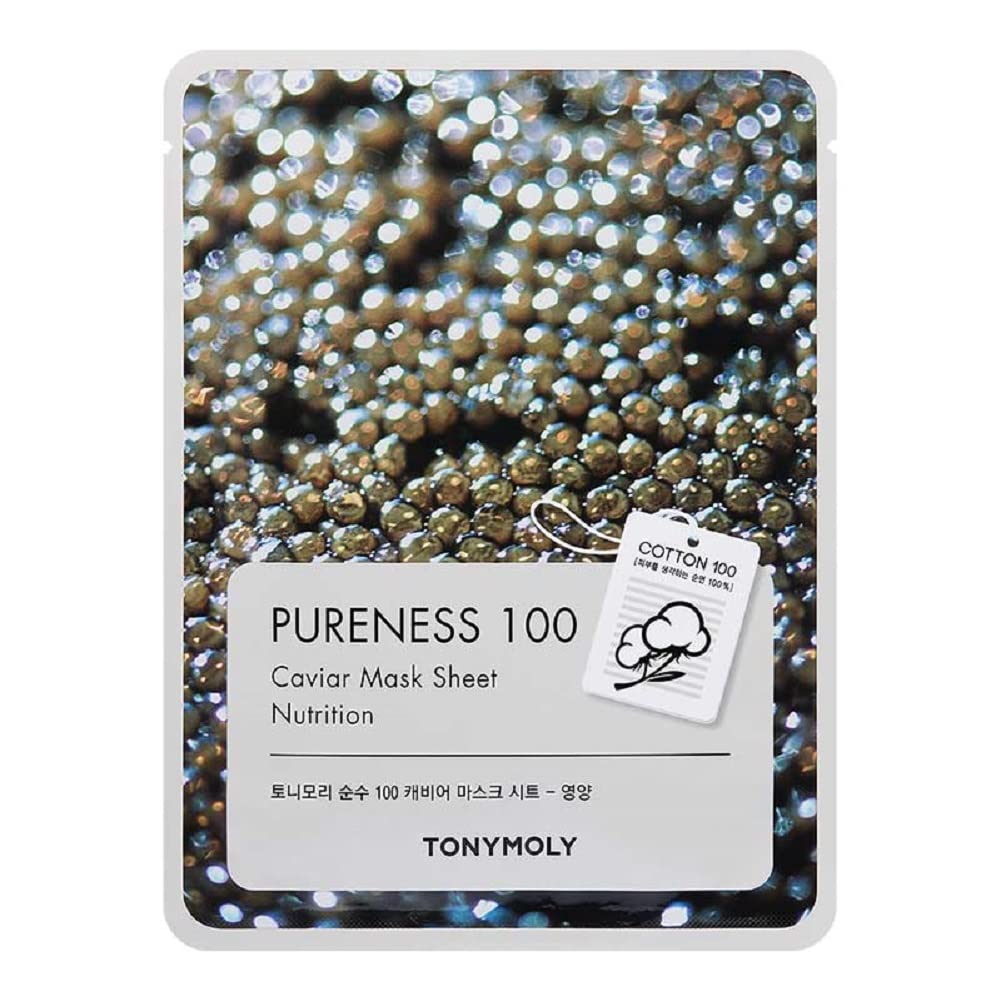 Tonymoly Pureness 100 Caviar Nutrition Mask Sheet