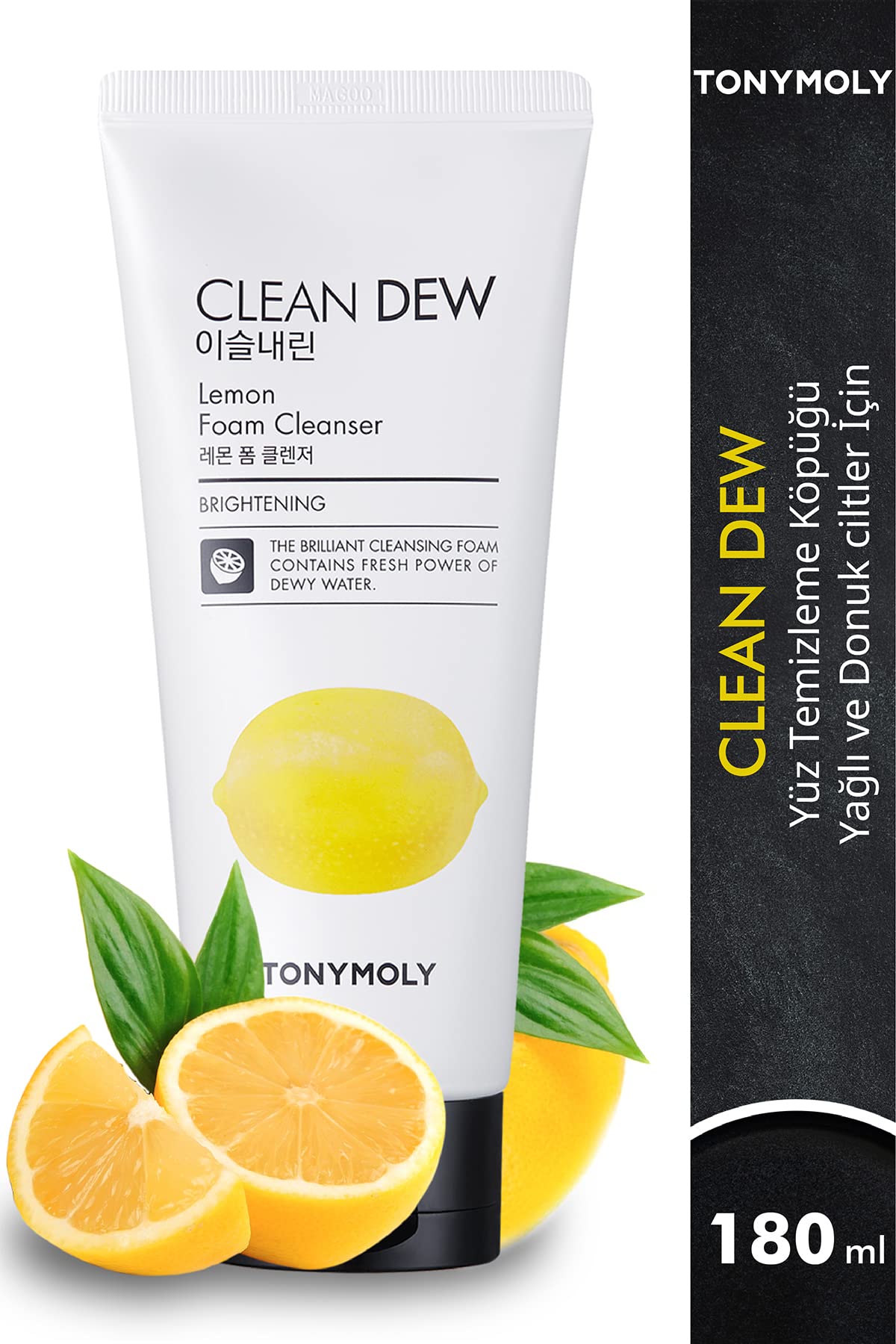 Tonymoly Clean Dew Lemon Foam Cleanser Lemon 6 Fl Oz - Thumbnail 2