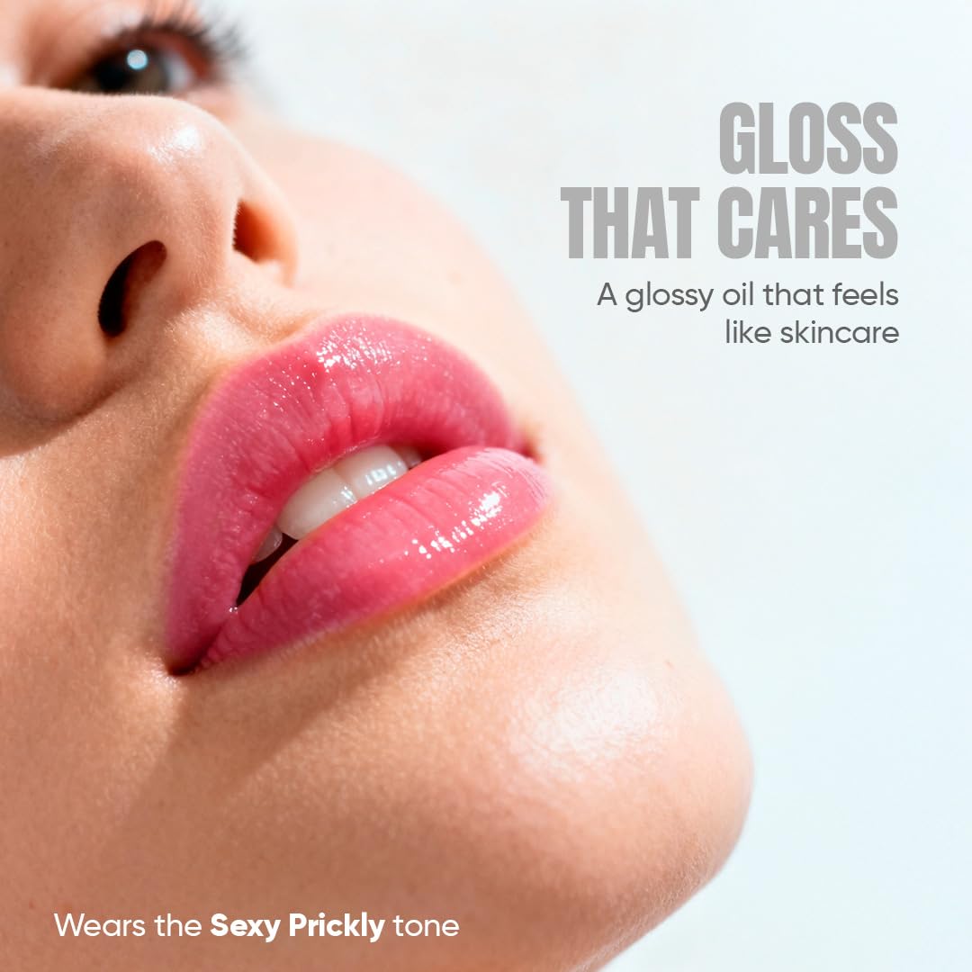 (6-pack) TOTEMICA Lip Oil for women by Ana Patricia, Hydrating Exotic Translucency, Glossy Lip Balm Shine with Shea Butter & Jojoba Oil, Non-Sticky Lip Gloss Nourishing Finish | 0.53 oz - Sexy Prickly - Thumbnail 2