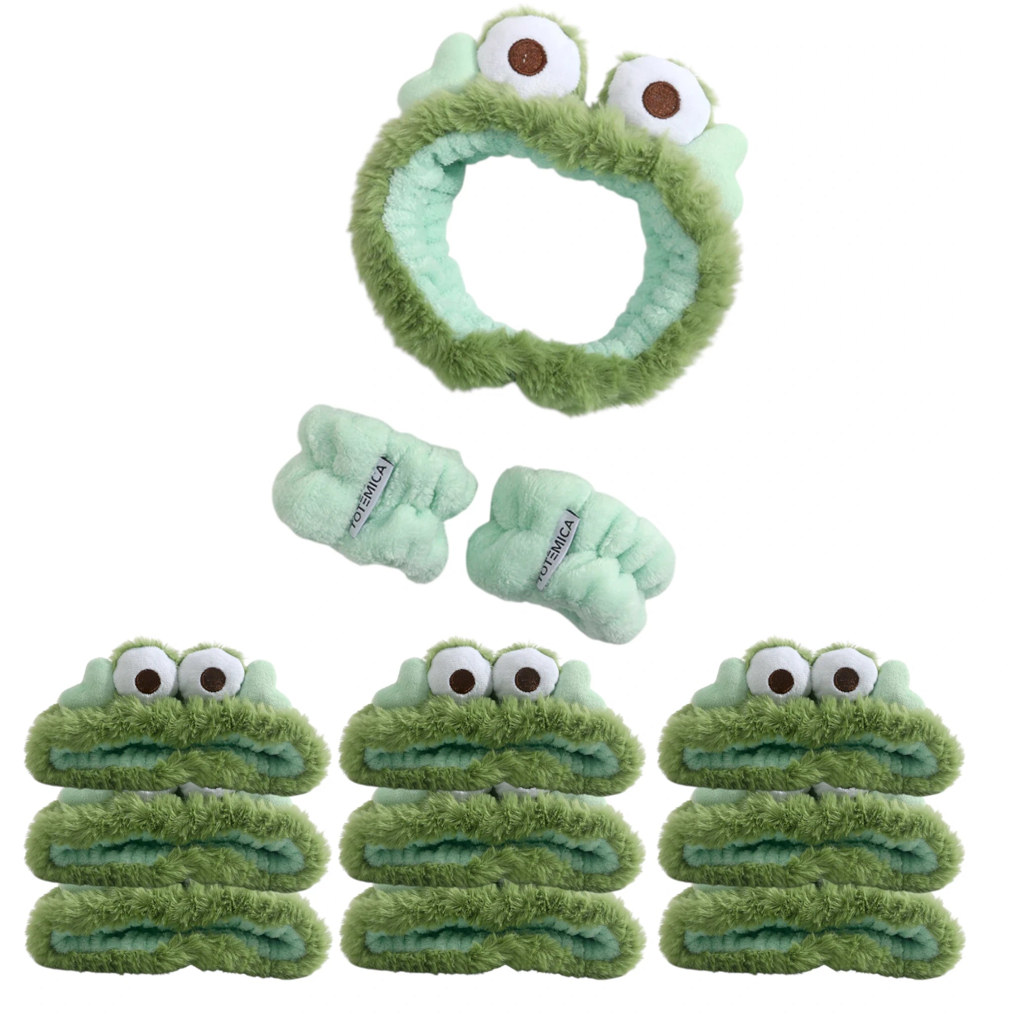 (10-pack) Totemica Spa Headband & Wristband Monster