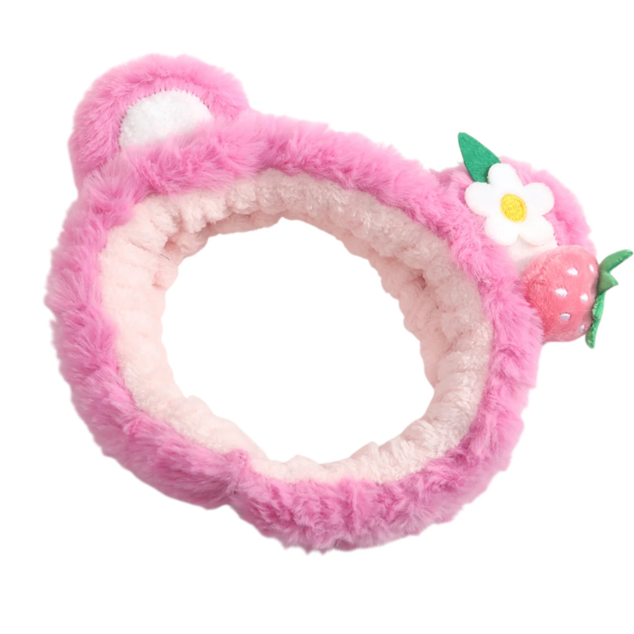 (10-pack) Totemica Spa Headband & Wristband Strawberry - Thumbnail 3