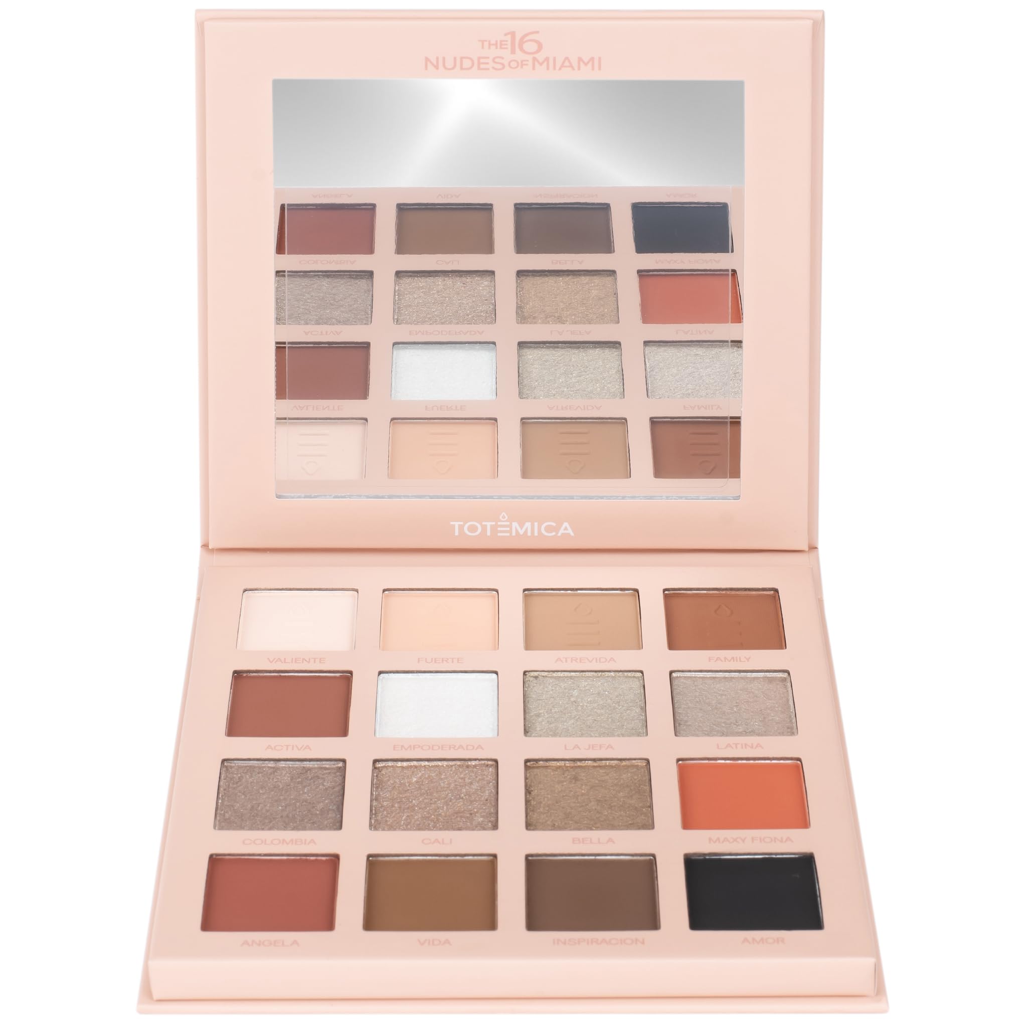 (12-pack) Totemica The 16 Nudes Of Miami Palette - Thumbnail 2