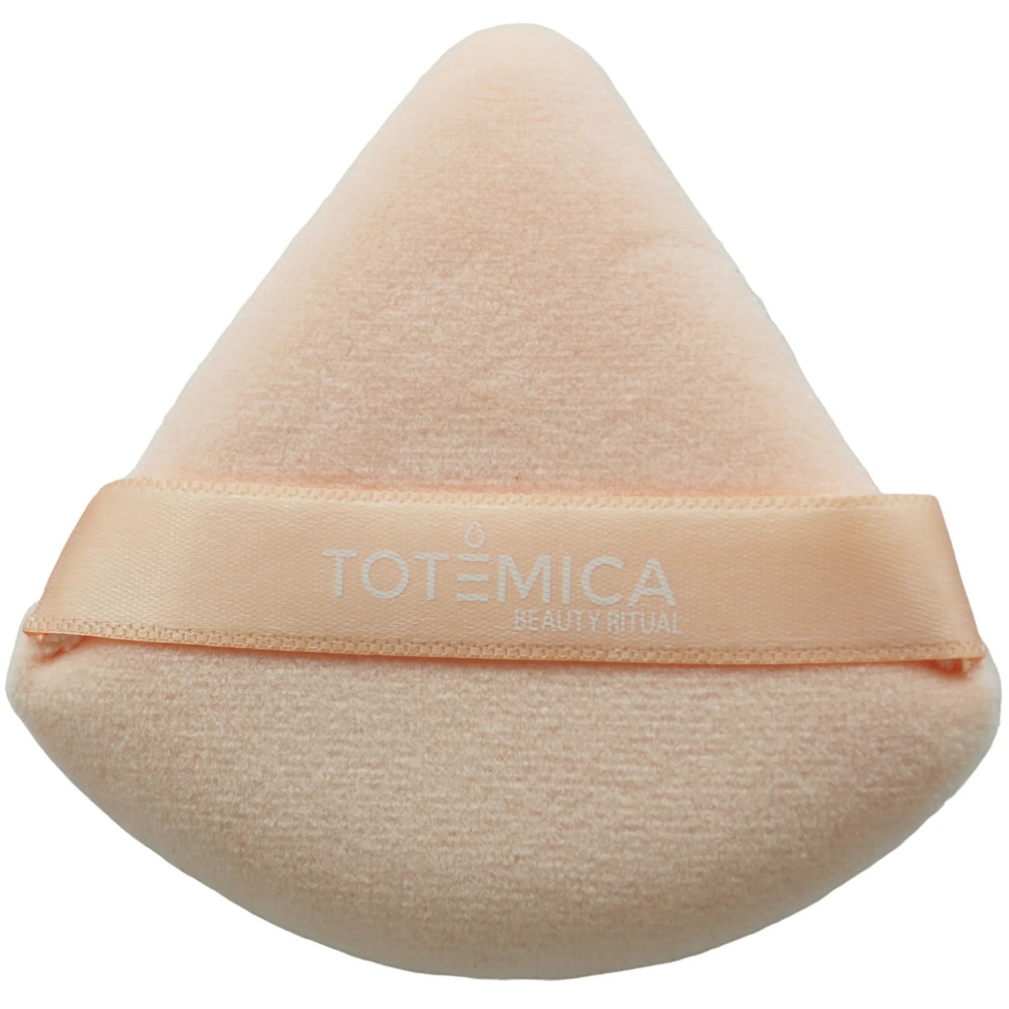 (24-pack) Totemica Triangle Velvet Powder Puff Peach - Thumbnail 2