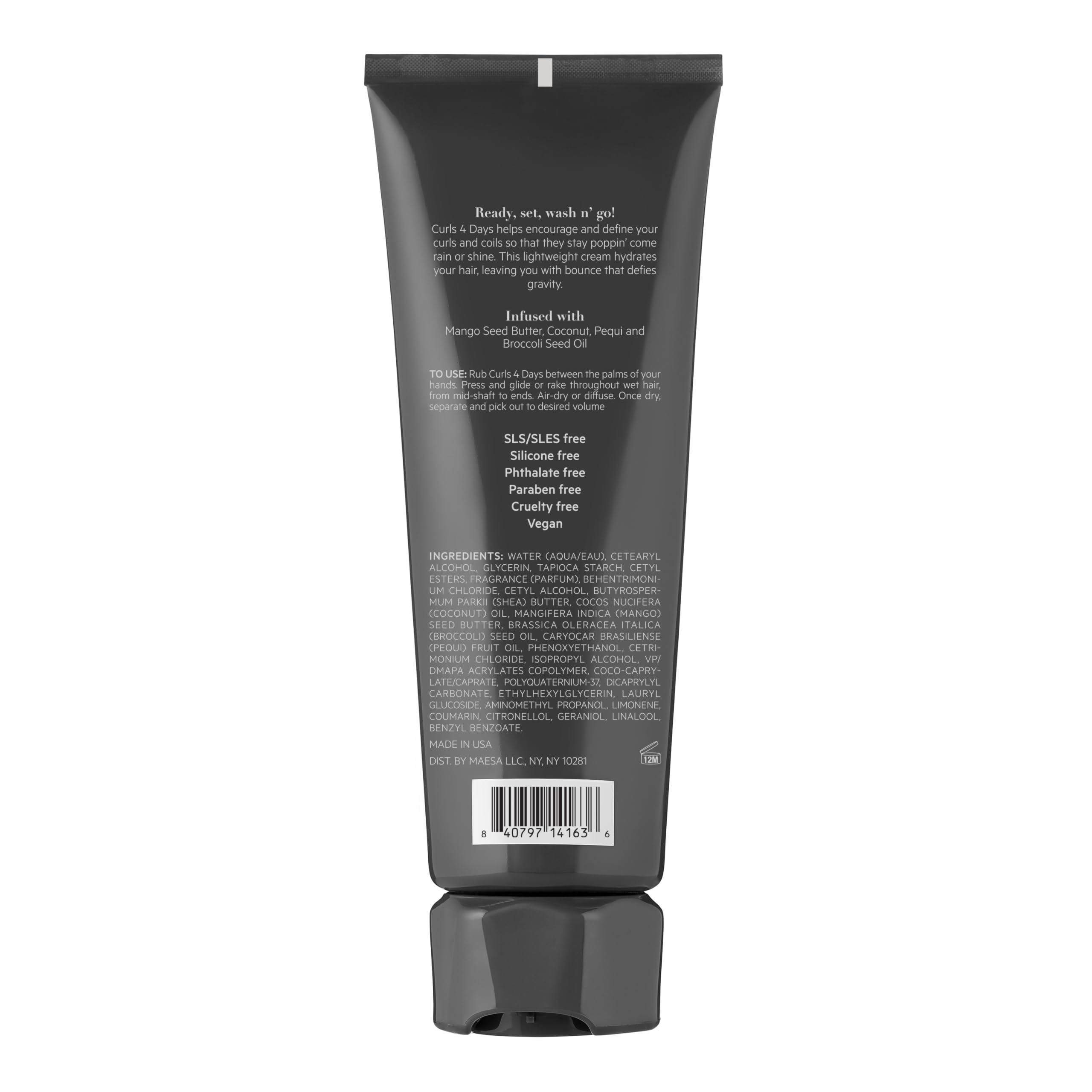 Dorzu Taraji Curls 4 Days Curl Defining Curl Cream With Shea Butter Coconut Oil - Thumbnail 2