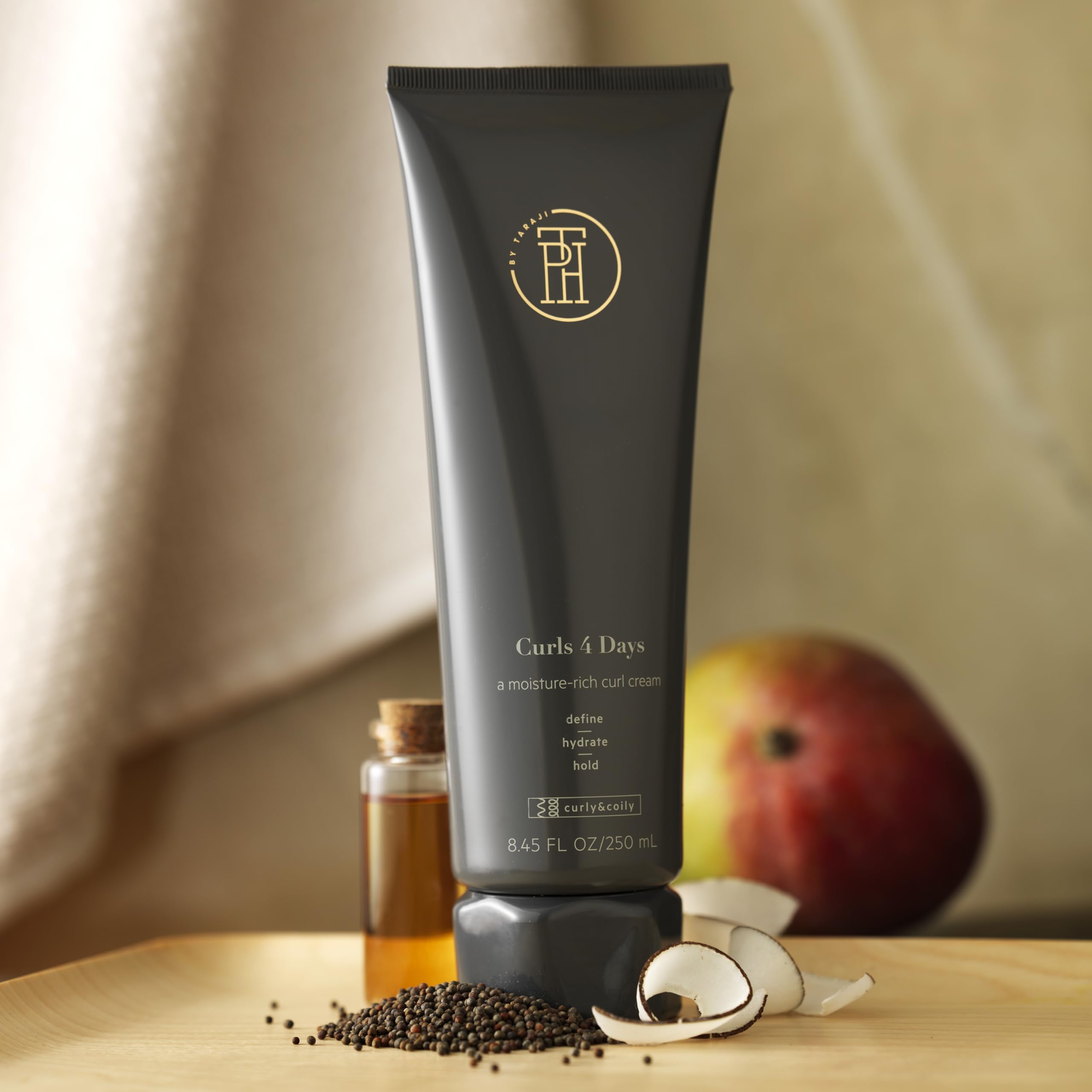 Dorzu Taraji Curls 4 Days Curl Defining Curl Cream With Shea Butter Coconut Oil - Thumbnail 3