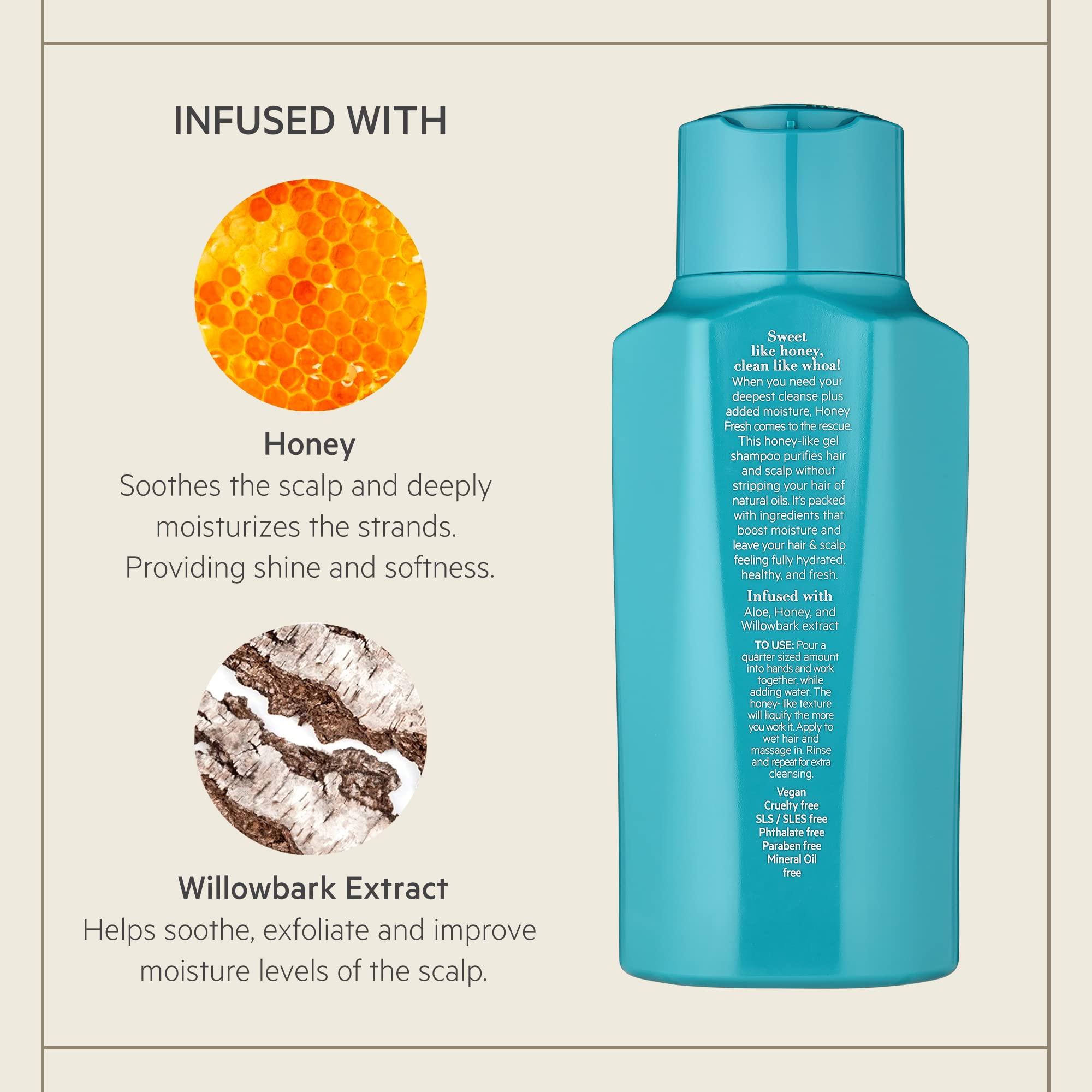 Tph By Taraji Honey Fresh Sulfate Free Clarifying Shampoo for Buildup With Aloe - Thumbnail 2