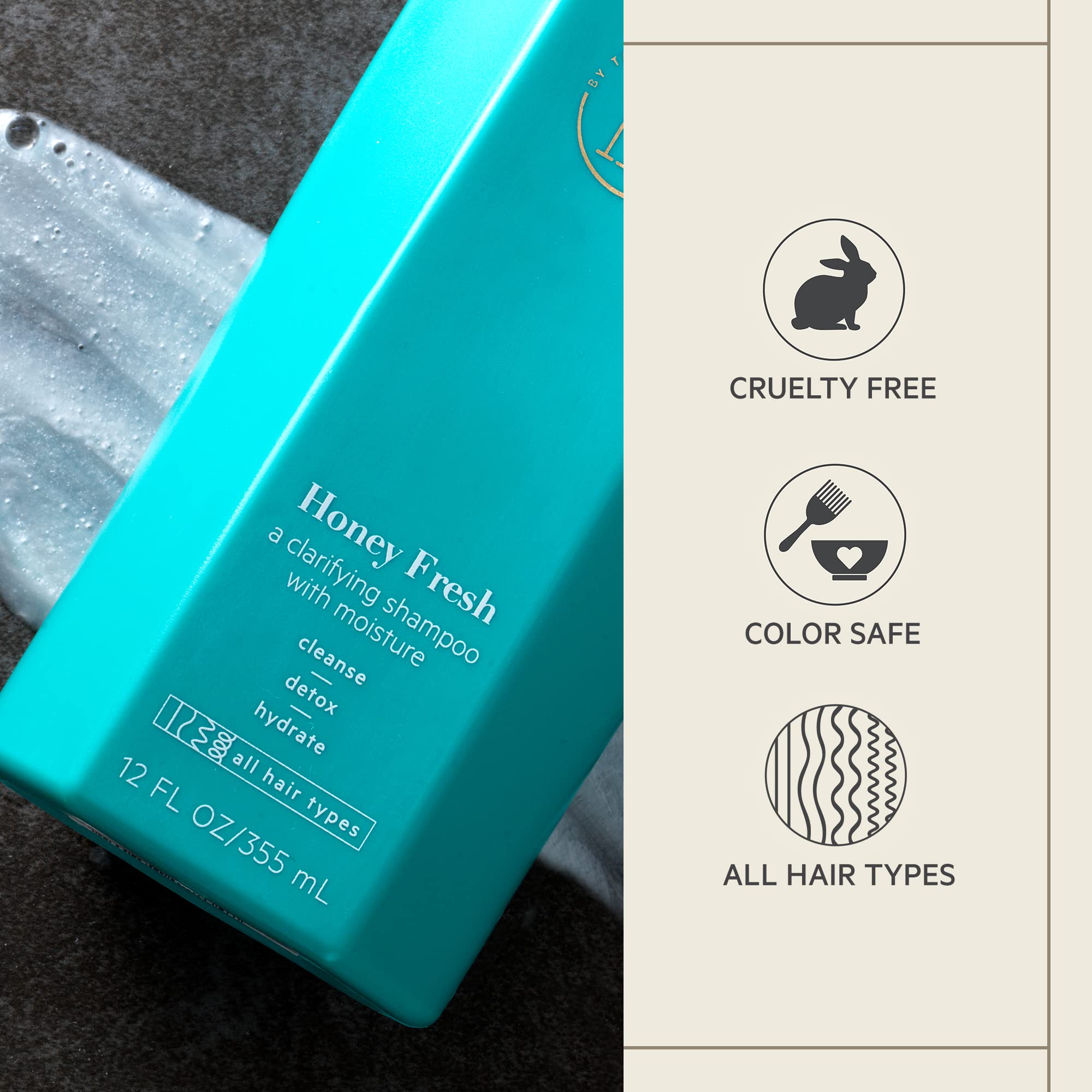 Tph By Taraji Honey Fresh Sulfate Free Clarifying Shampoo for Buildup With Aloe - Thumbnail 3