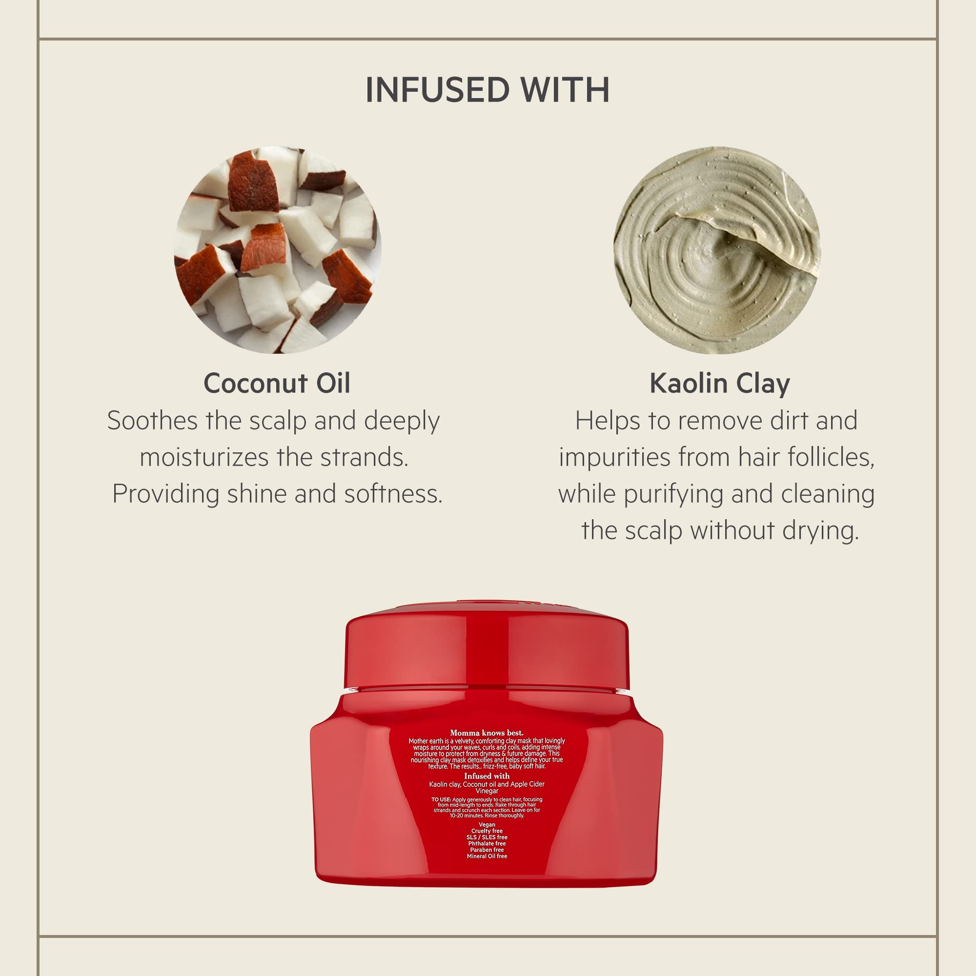 Tph By Taraji Mother Earth Defining Deep Conditioning Clay Hair Mask With - Thumbnail 2