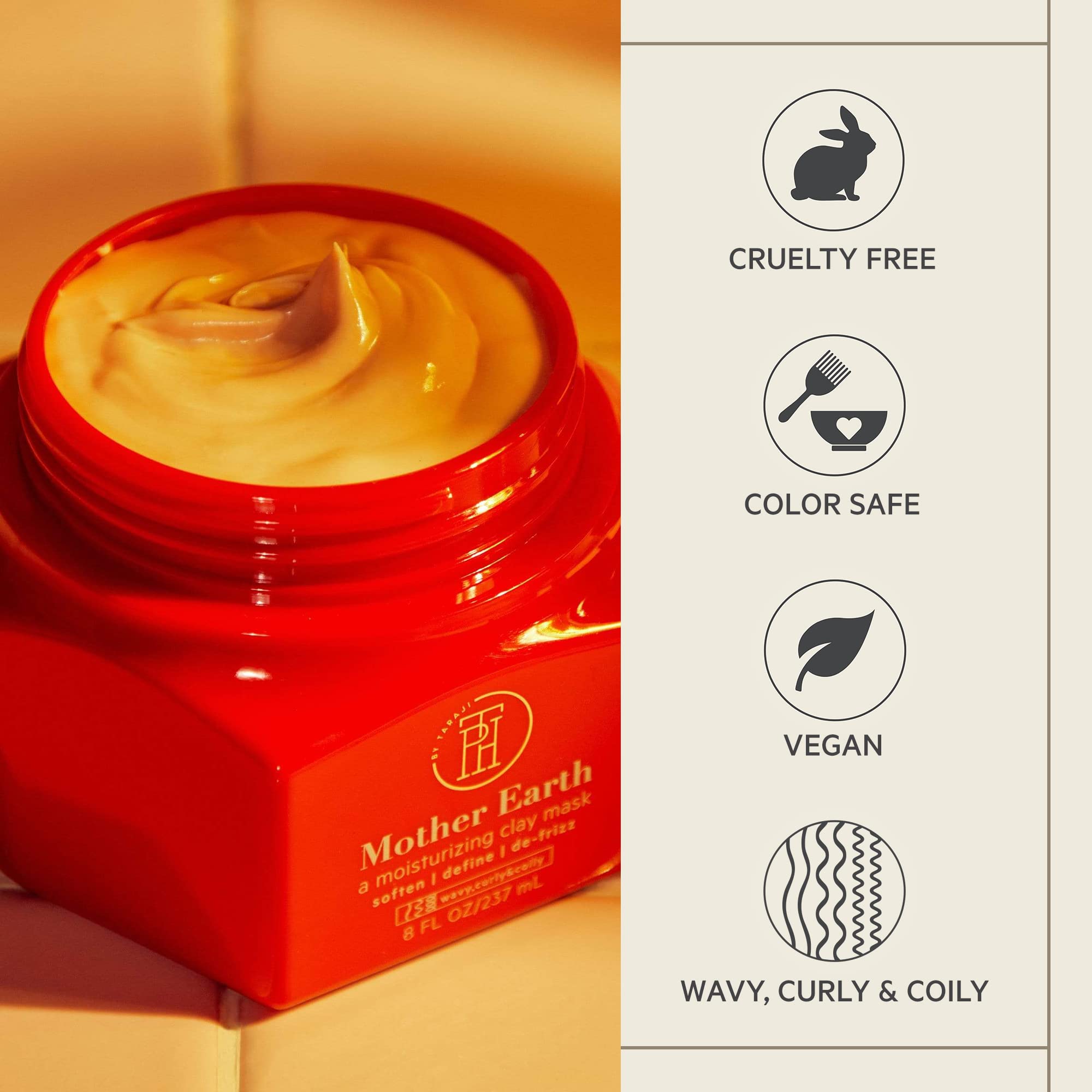 Tph By Taraji Mother Earth Defining Deep Conditioning Clay Hair Mask With - Thumbnail 3