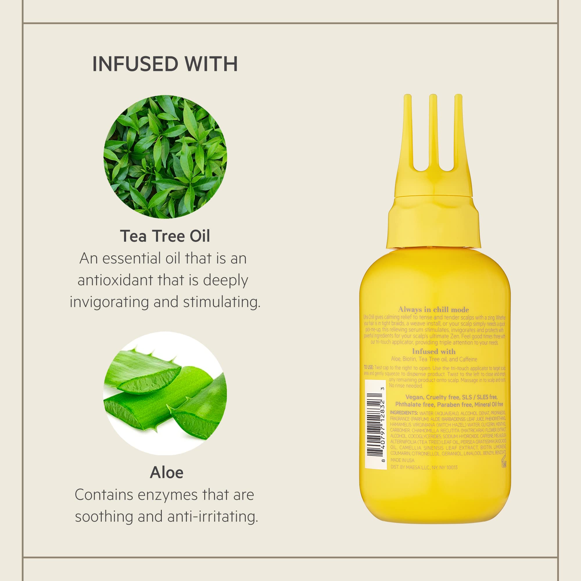 Tph By Taraji Ultra Chill Cooling Hair Serum With Aloe Biotin Tea Tree Oil | - Thumbnail 2