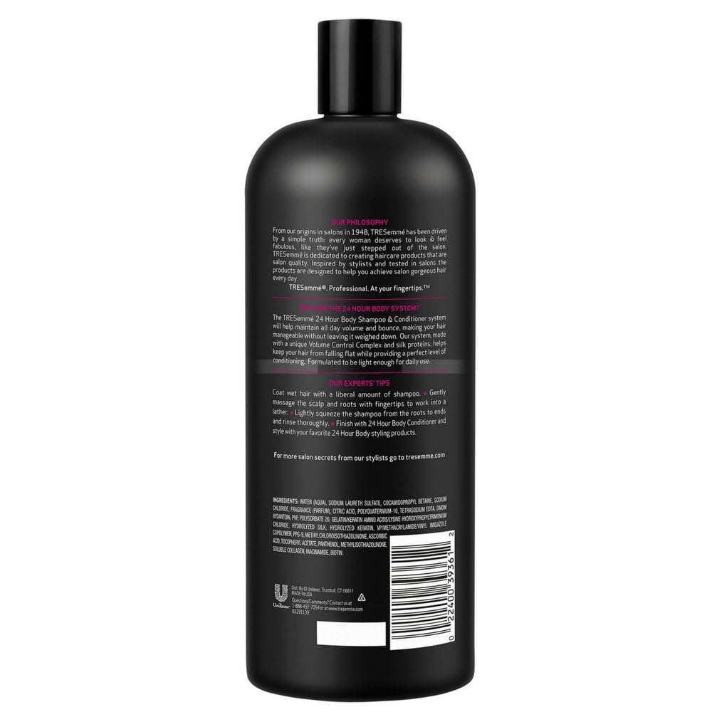 Tresemmé Shampoo Amplified Volume for Fine Hair 24 Hour Volume 28 Fl Oz - Thumbnail 3