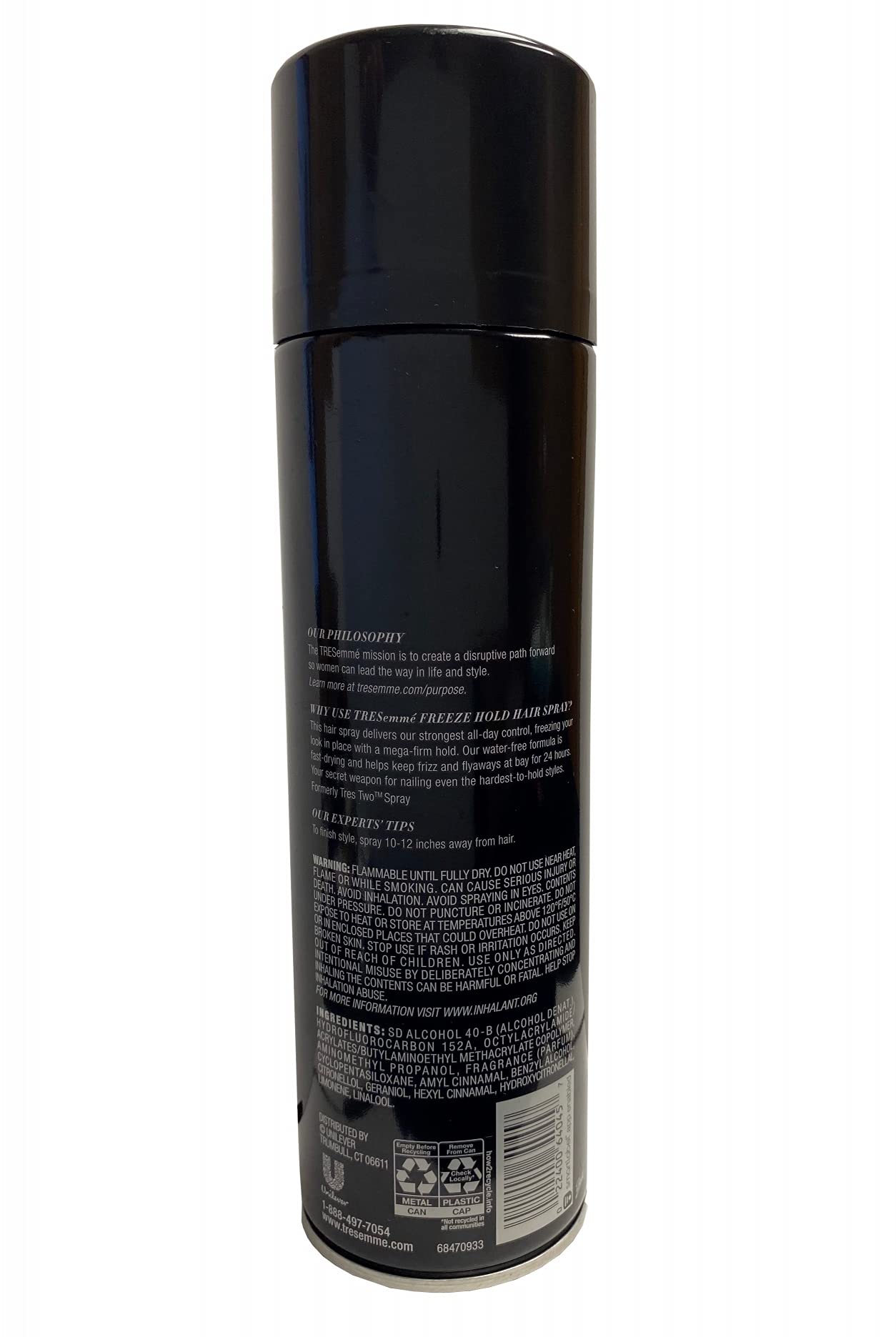 Tresemme Two Hairspray Mega Firm Control Aero 325 ml (11 oz) - Thumbnail 2