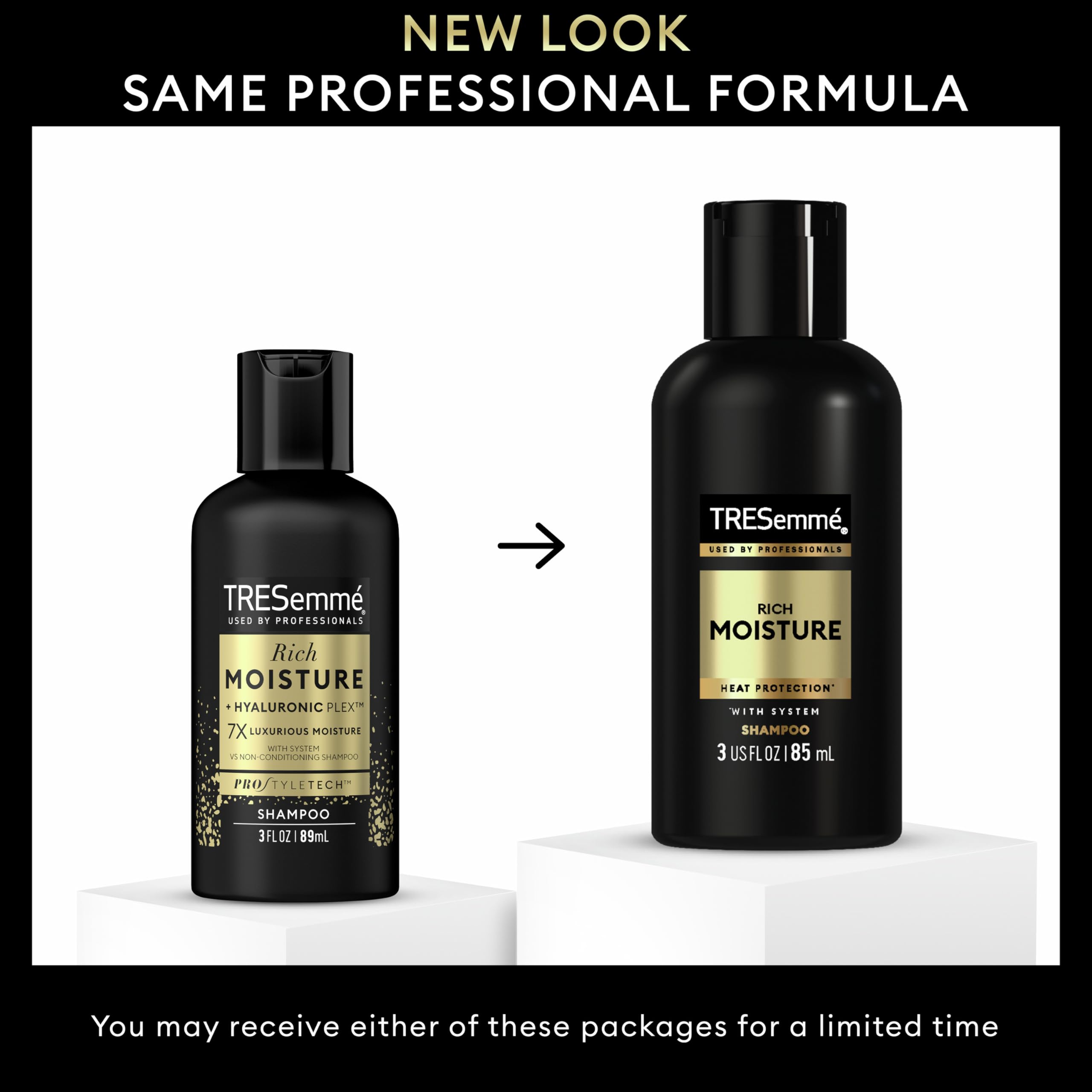Tresemmé Rich Moisture Hydrating Shampoo for Dry Hair Formulated With Pro Style - Thumbnail 3