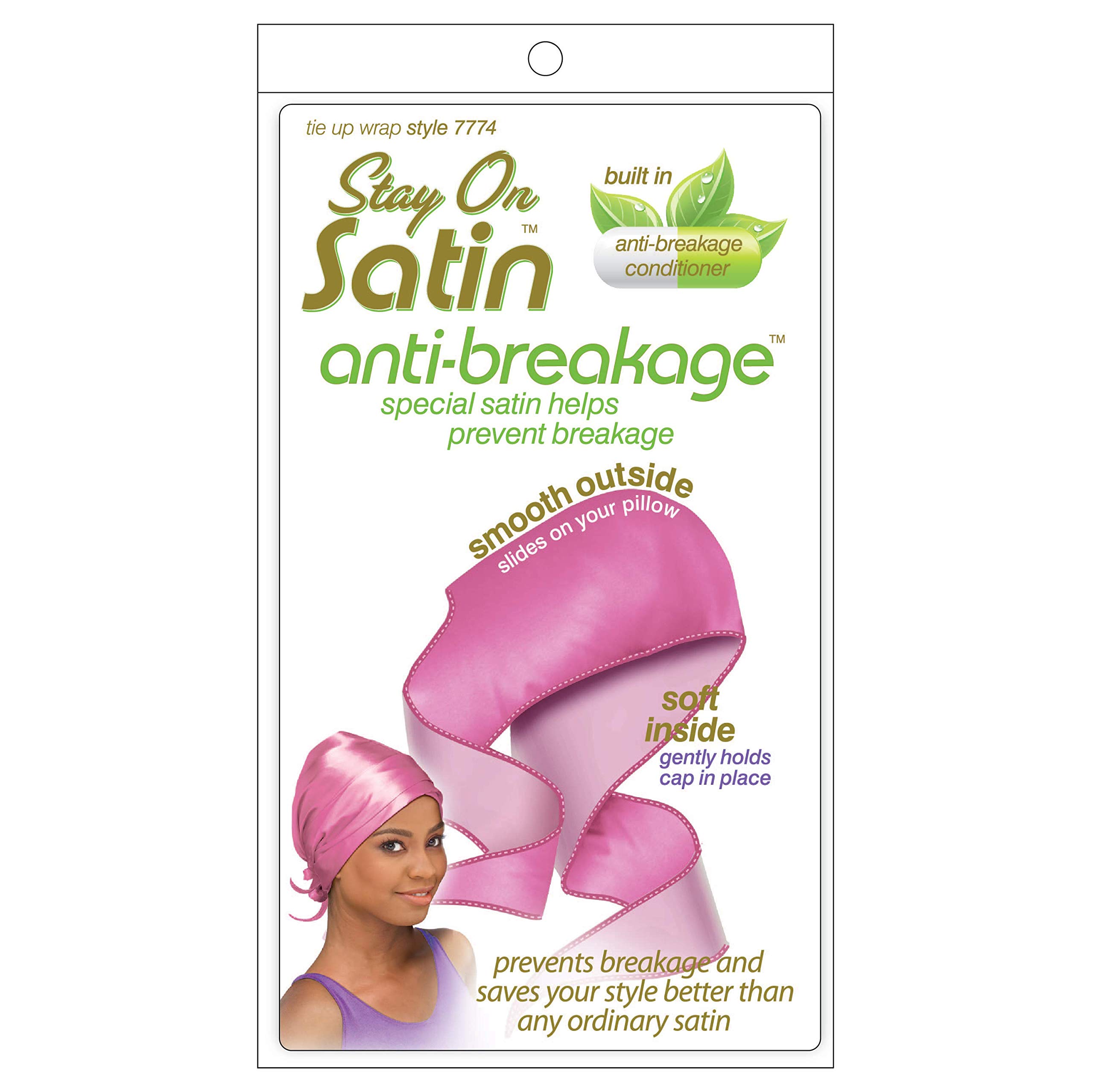 Stay On Satin Tie Up Wrap Light Pink