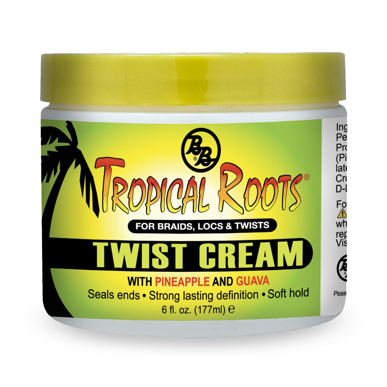 Bronner Brothers Tropical Roots Twist Cream 6.0 Fl Oz