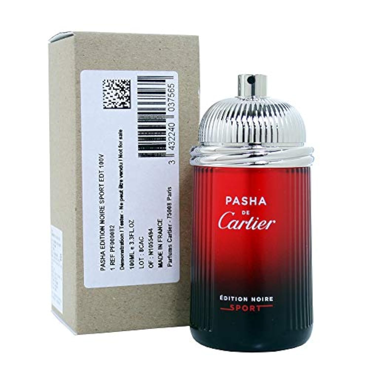 [Tester] Title: Cartier Pasha de Cartier Noire Sport For Men EDT 3.4 oz