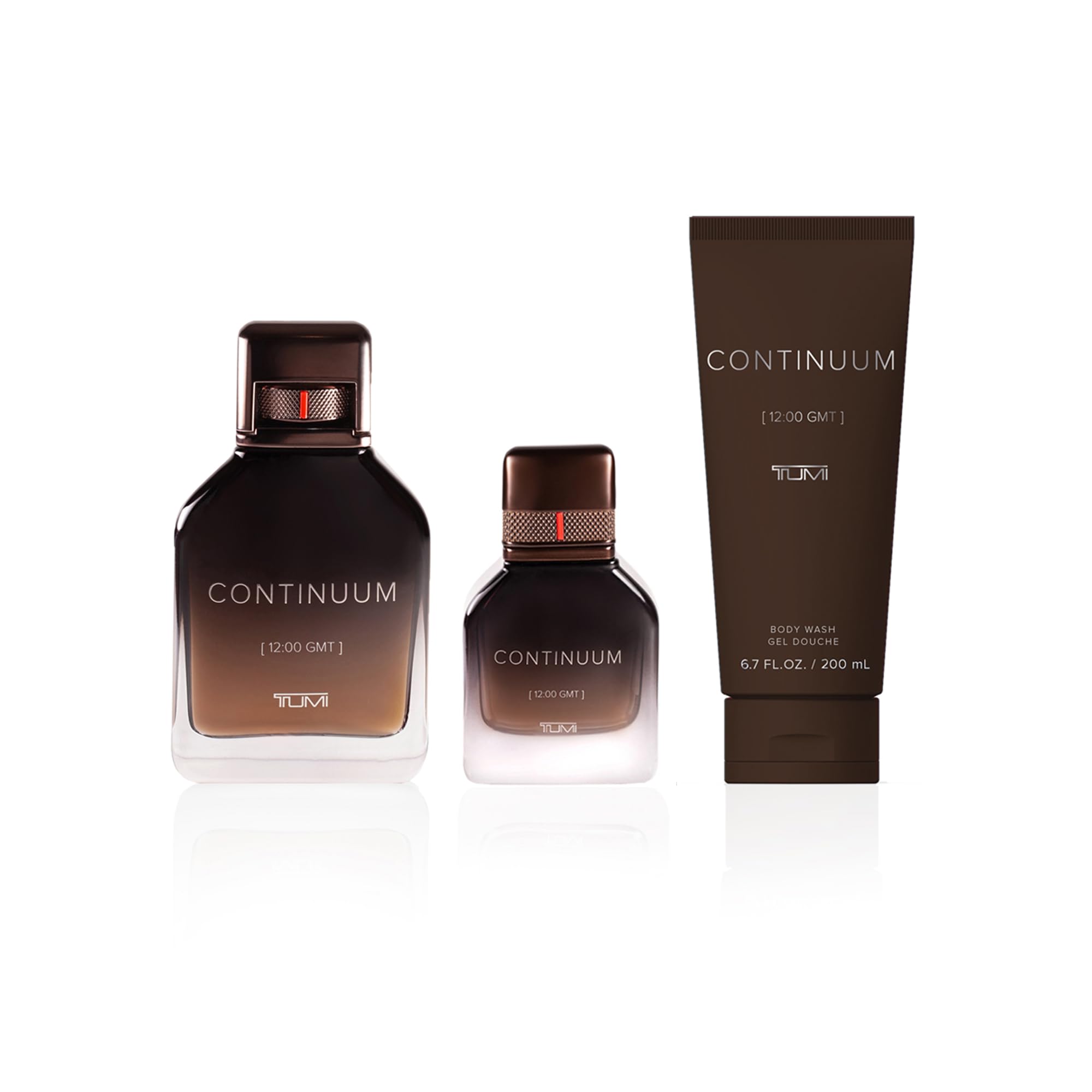 [Set] Tumi Continuum [12:00 Gmt] Bold Cologne With Smoky Body Wash For Men EDP 3.4 oz - Thumbnail 2
