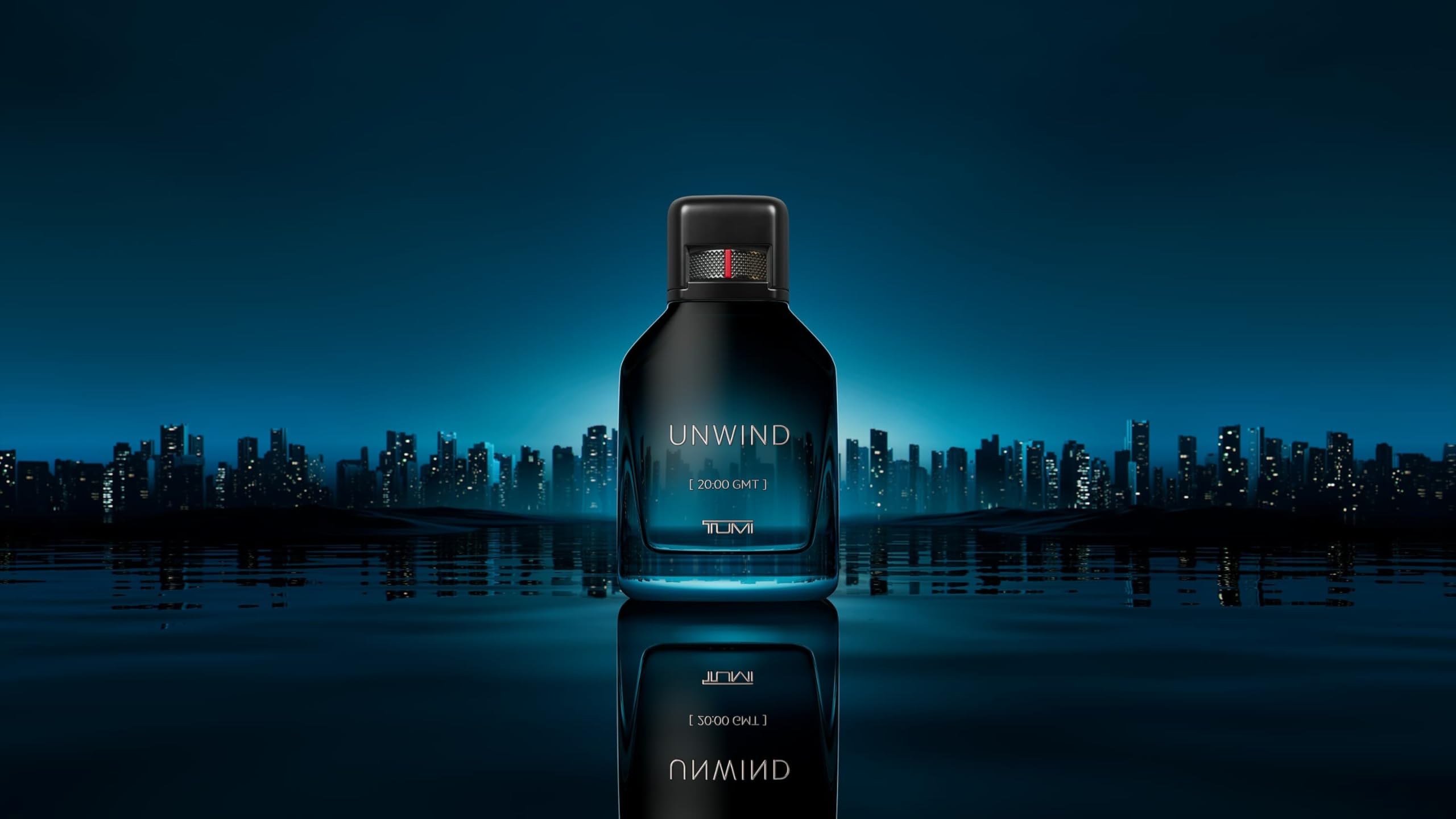 [Set] Tumi Unwind [20:00 Gmt] Warm Cologne Body Wash Body Wash For Men EDP 3.4 oz - Thumbnail 2