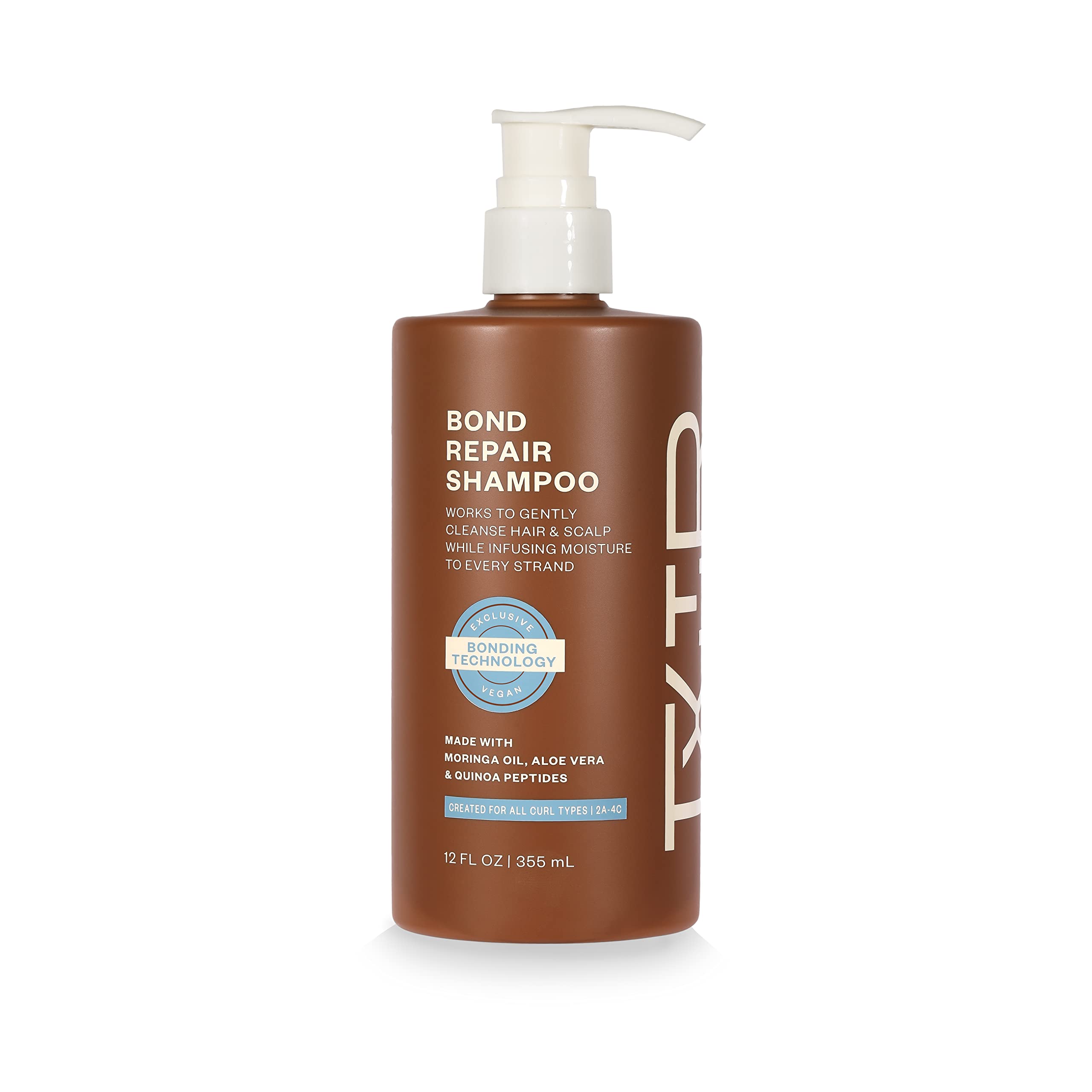 Txtur Bond Repair Shampoo for All Textured Hair Types Gently Cleanses Hair