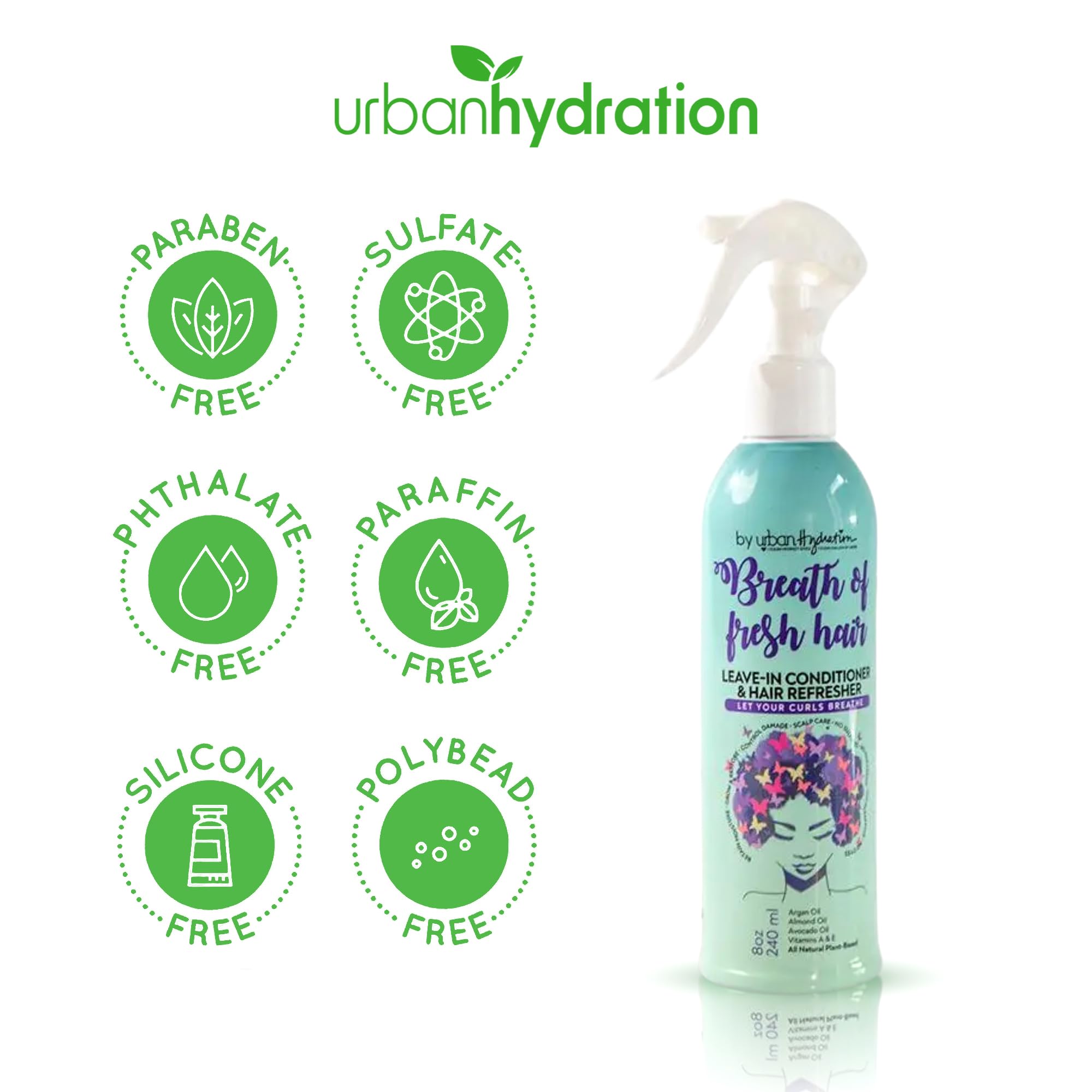 Urban Hydration Breath of Fresh Hair Leave In Conditioner Detangler - Thumbnail 2