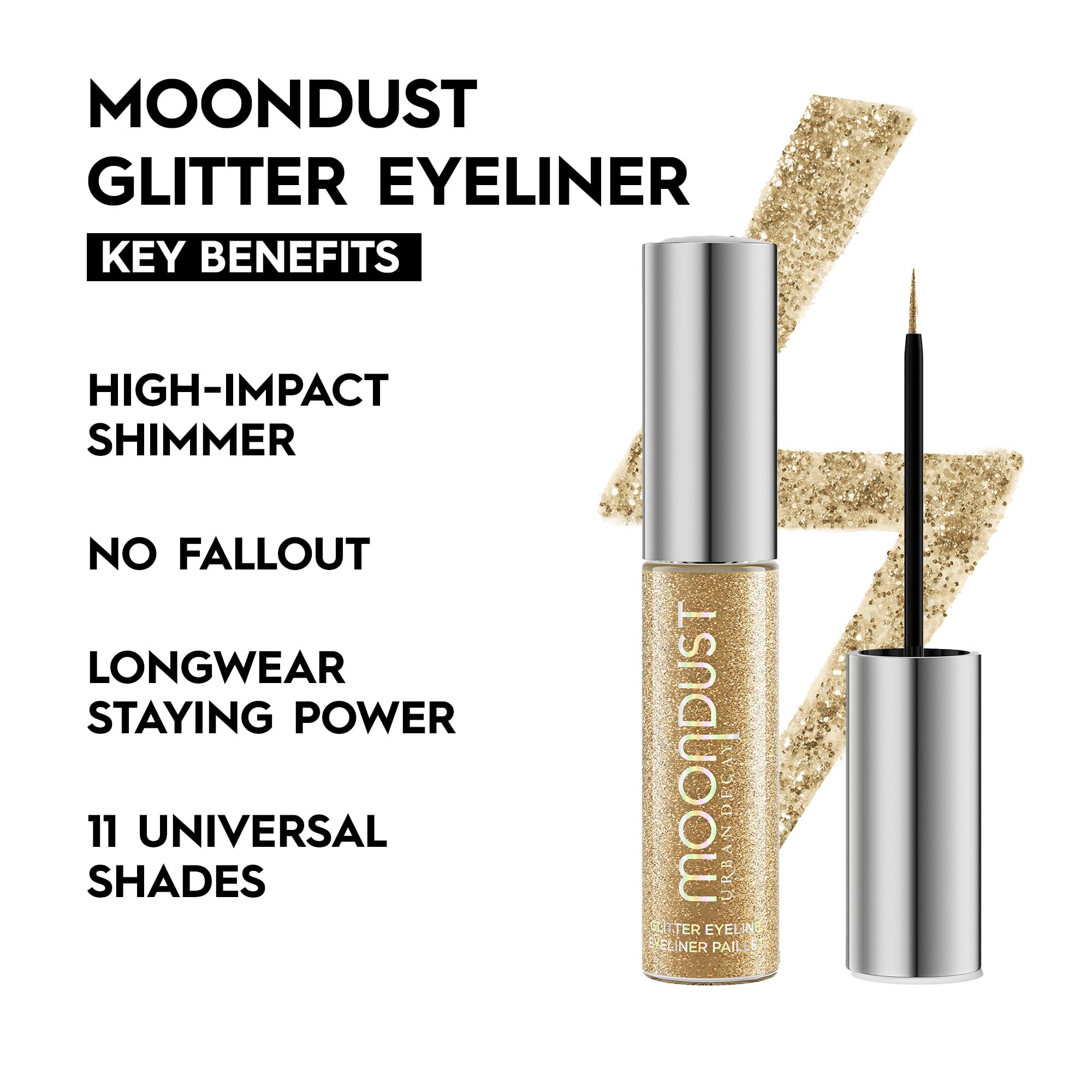 Urban Decay Moondust Liquid Glitter Eyeliner Sparkly Eye Liner Eyeshadow Topper - Thumbnail 2