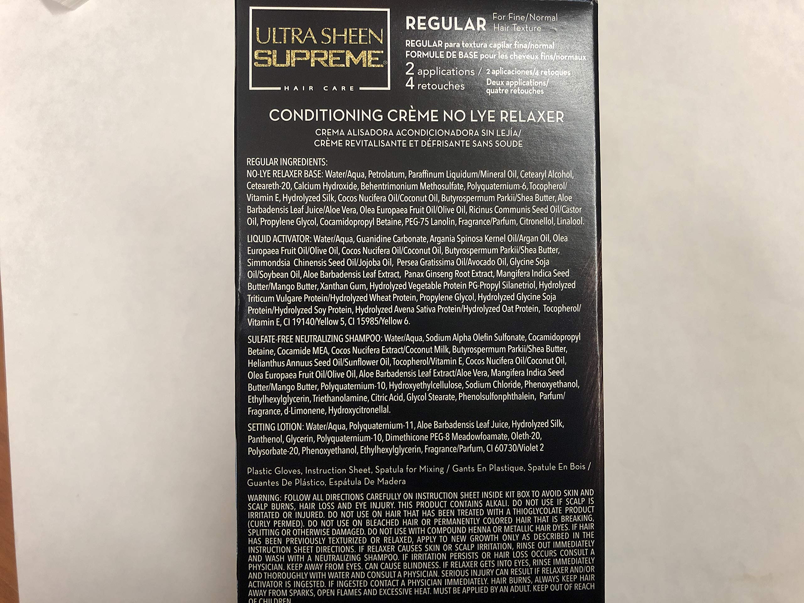 Ultra Sheen Supreme Conditioning Creme No Lye Relaxer With Ultra Brilliant - Thumbnail 3