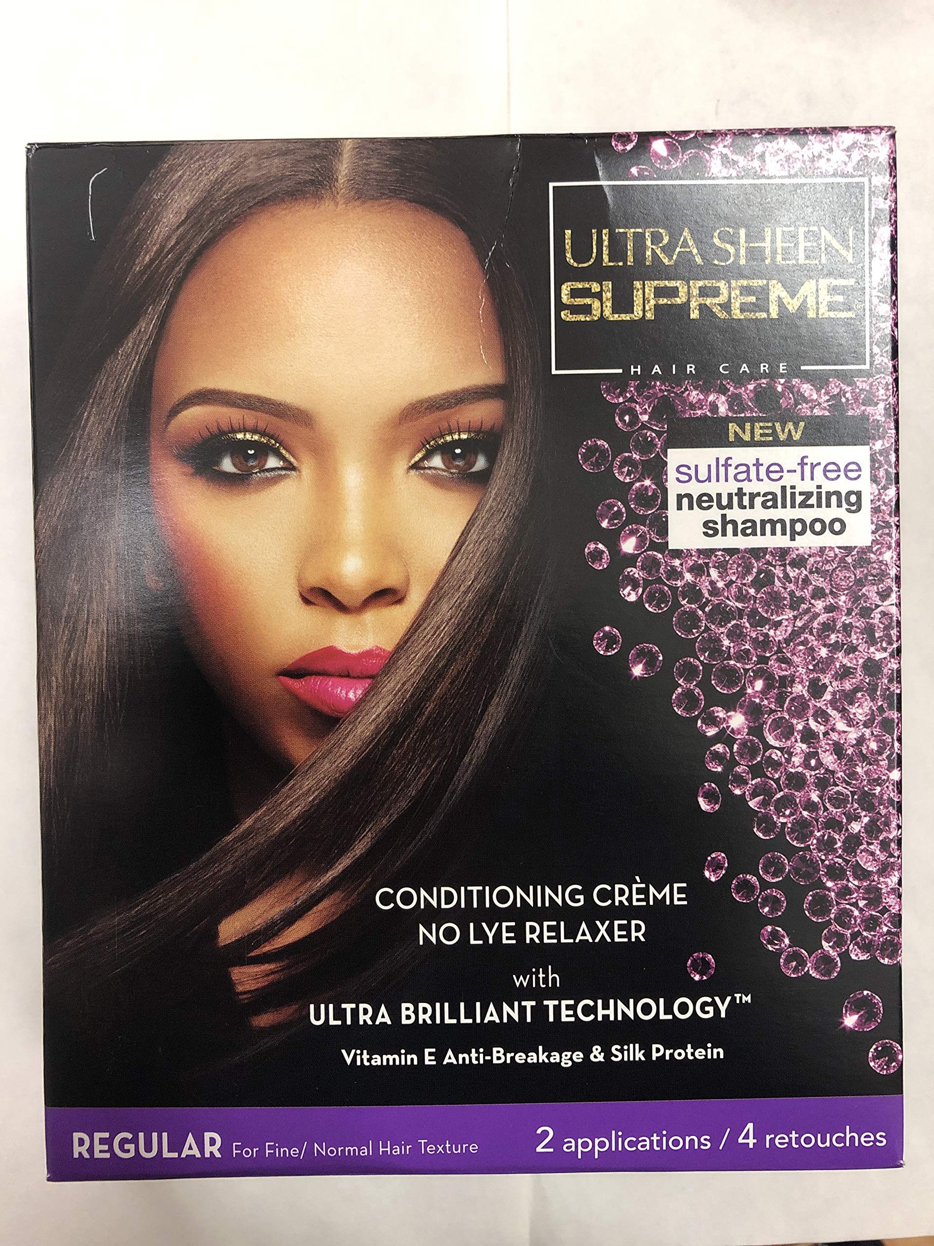 Ultra Sheen Supreme Conditioning Creme No Lye Relaxer With Ultra Brilliant