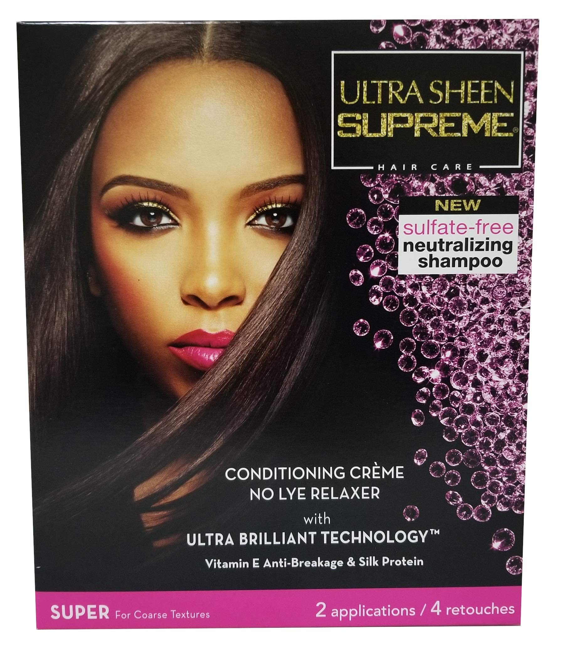 Ultra Sheen Supreme No Lye Relaxer Conditioning Creme Kit Super 1 Ea 1count