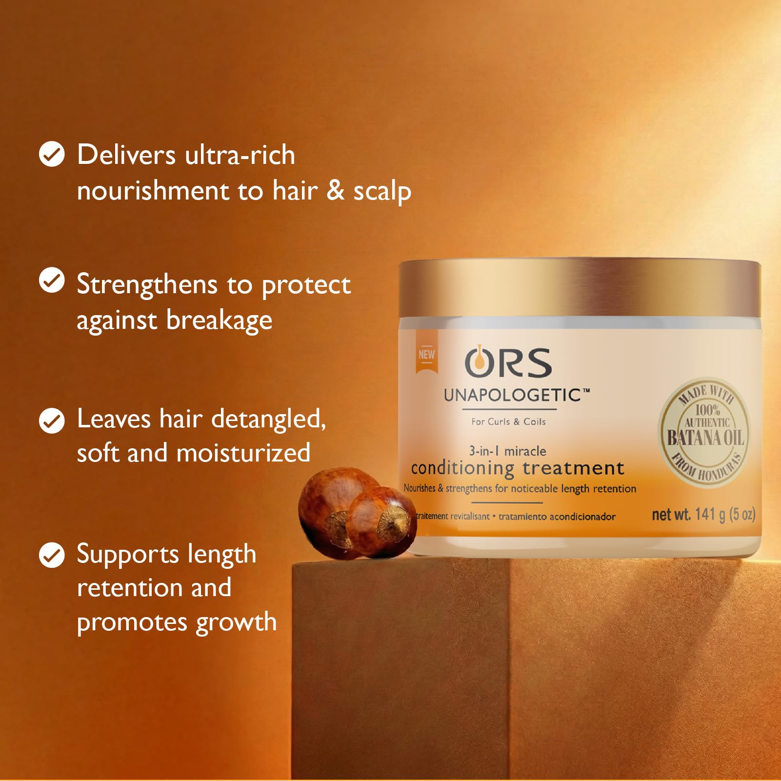 Ors Unapologetic 3 In 1 Miracle Conditioning Treatment 5 oz - Thumbnail 2