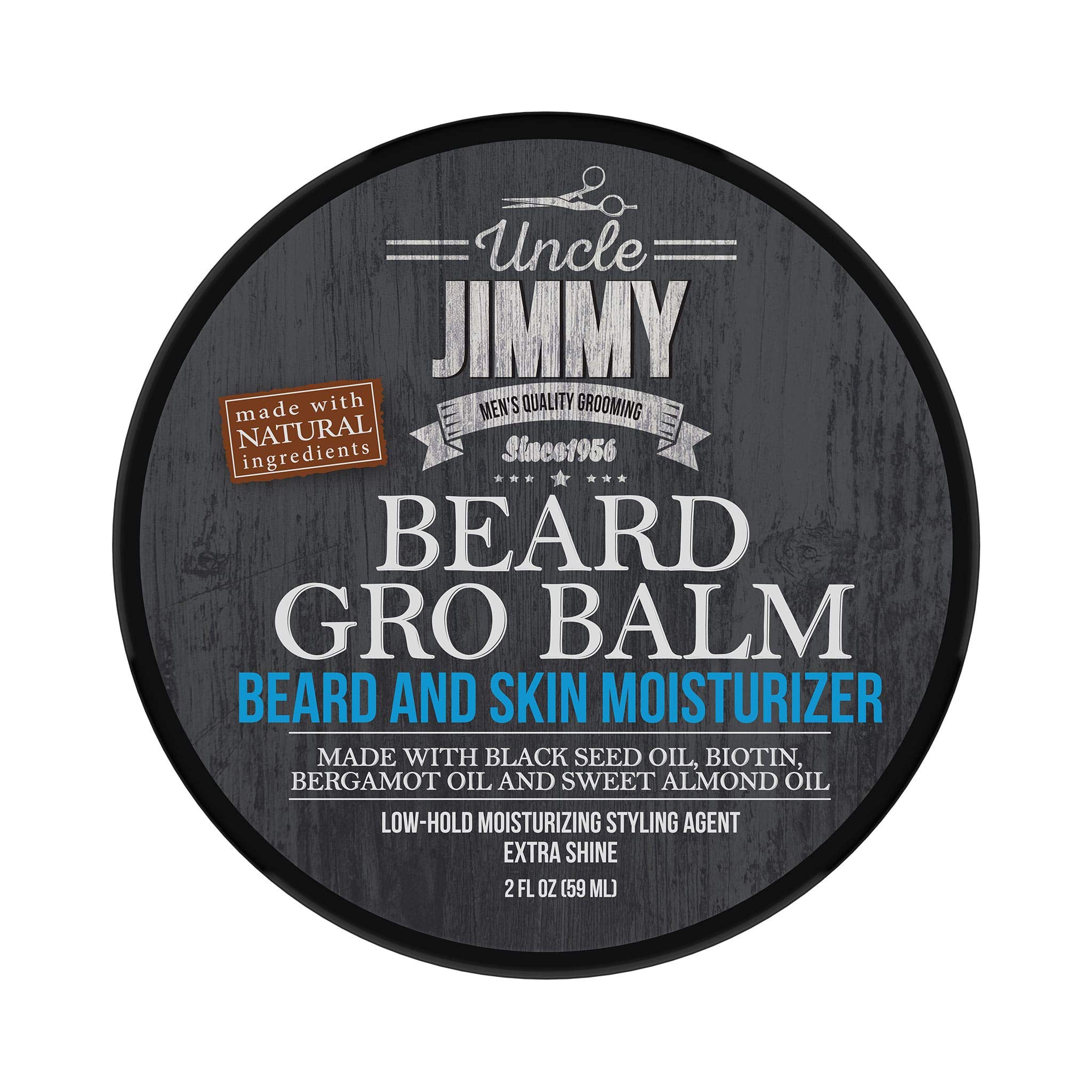 Uncle Jimmy Products Beard Gro Balm | Beard and Skin Moisturizer Goes To Work