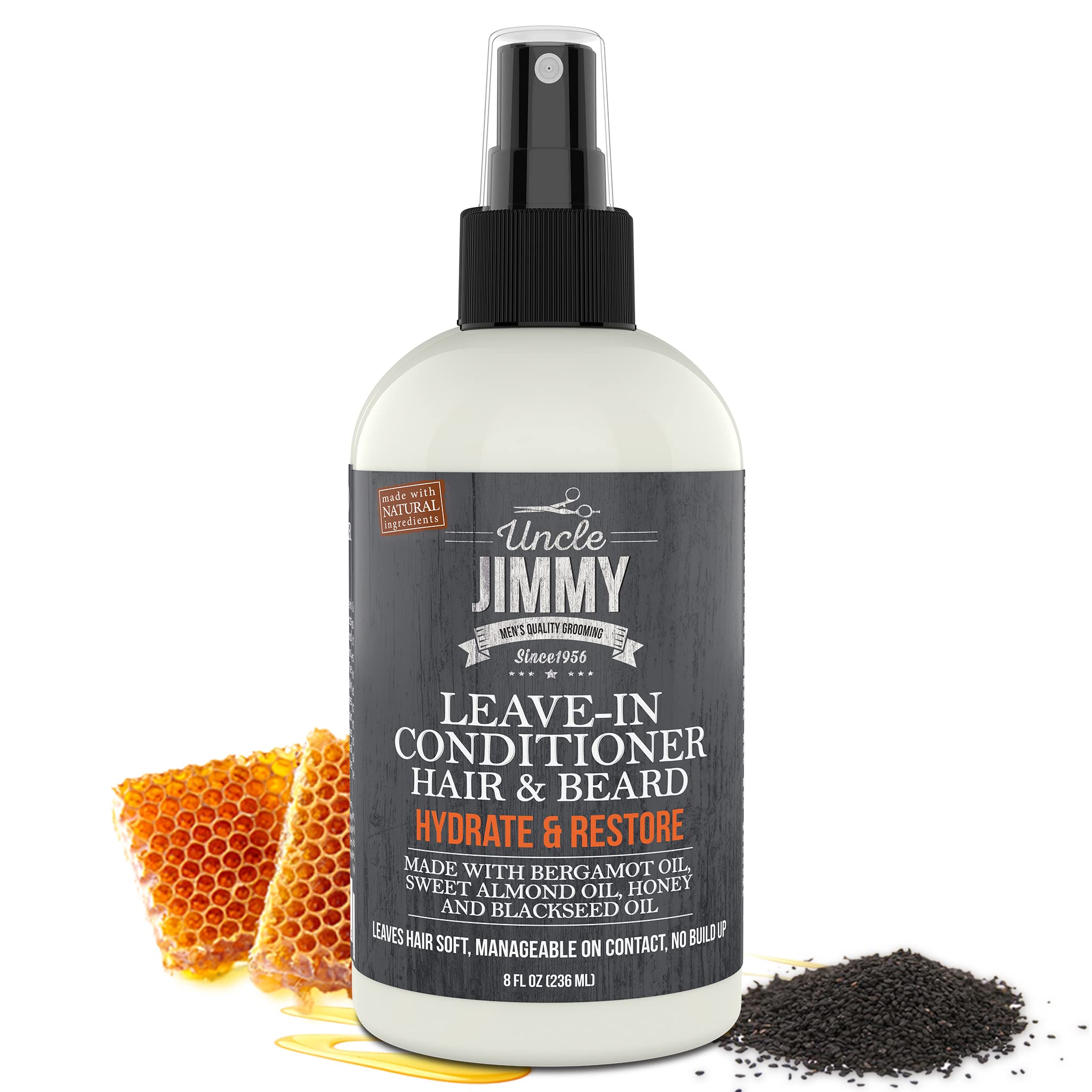 Uncle Jimmy Products Leave In Conditioner for Healthy Beard Growth Softening - Thumbnail 2