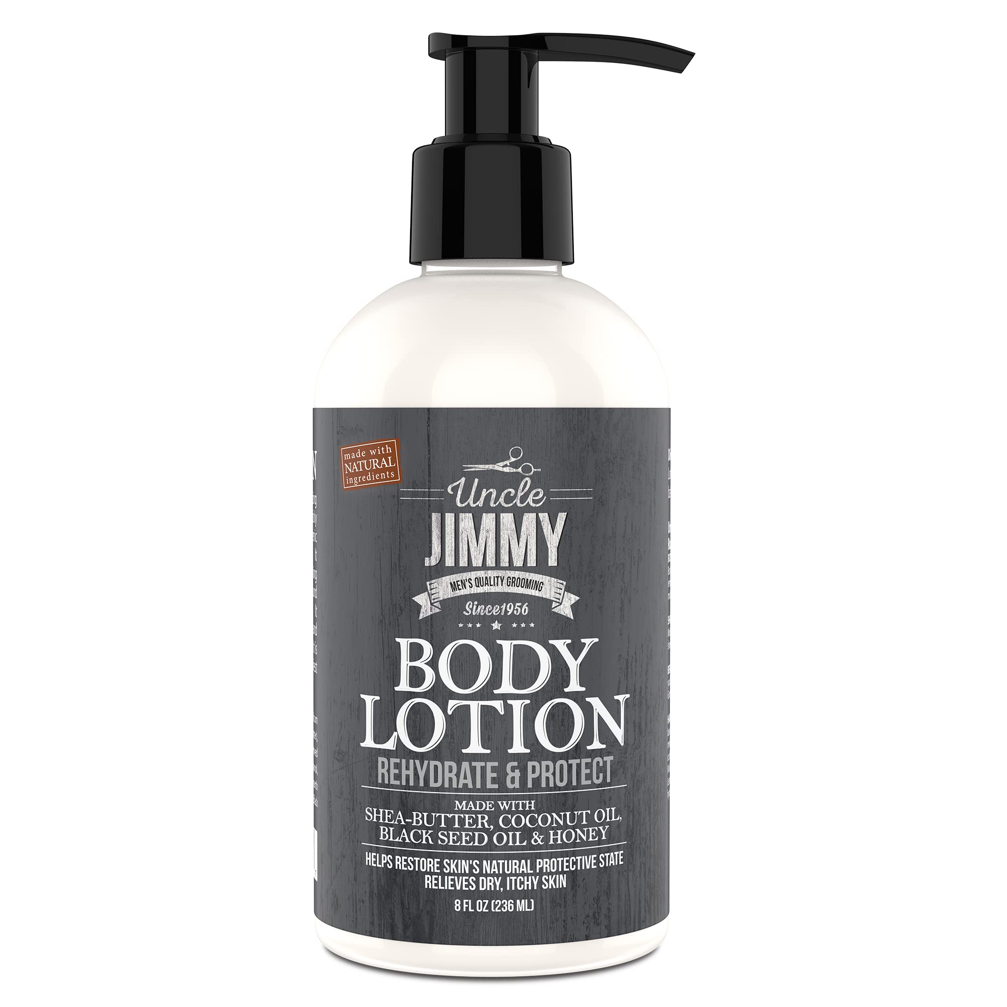Uncle Jimmy Body Lotion for Dry Skin Hand and Body Moisturizer Repairs Dry Skin
