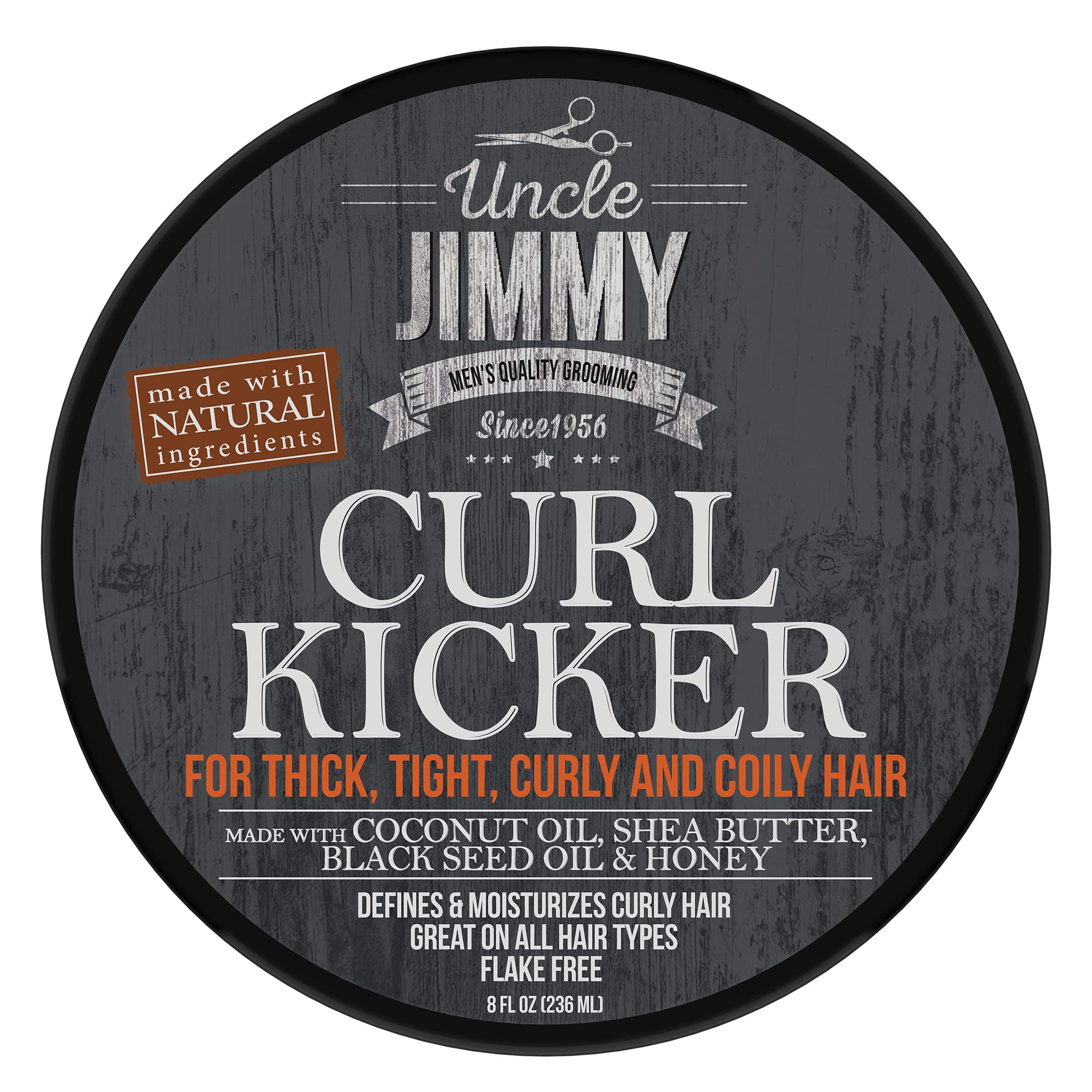 Uncle Jimmy Curl Kicker Hair Cream Medium Hold Forming Cream Flake Free Hair - Thumbnail 2
