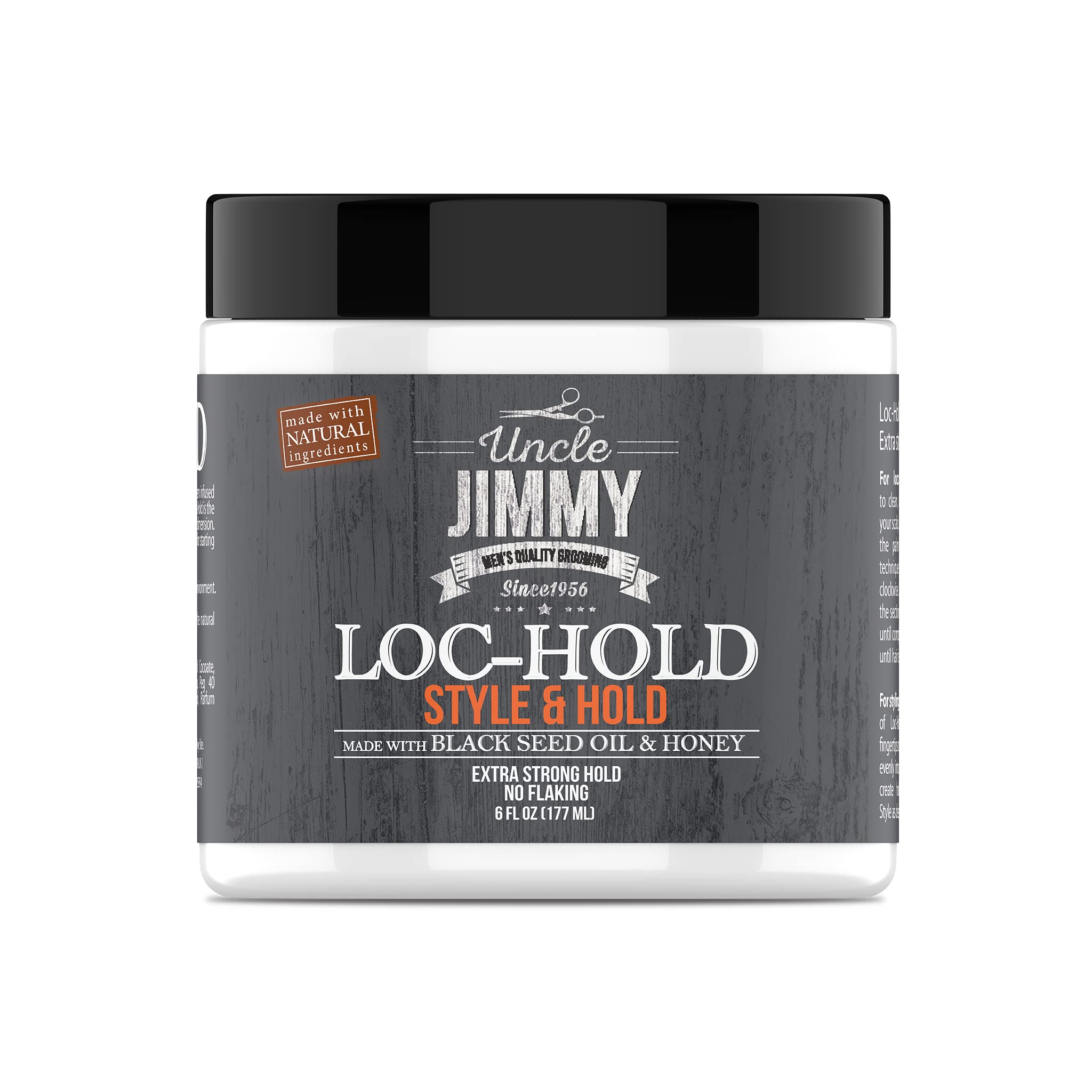 Uncle Jimmy Loc Hold Hair Styling Pomade/hair Wax Medium To Strong Hold Clear - Thumbnail 3
