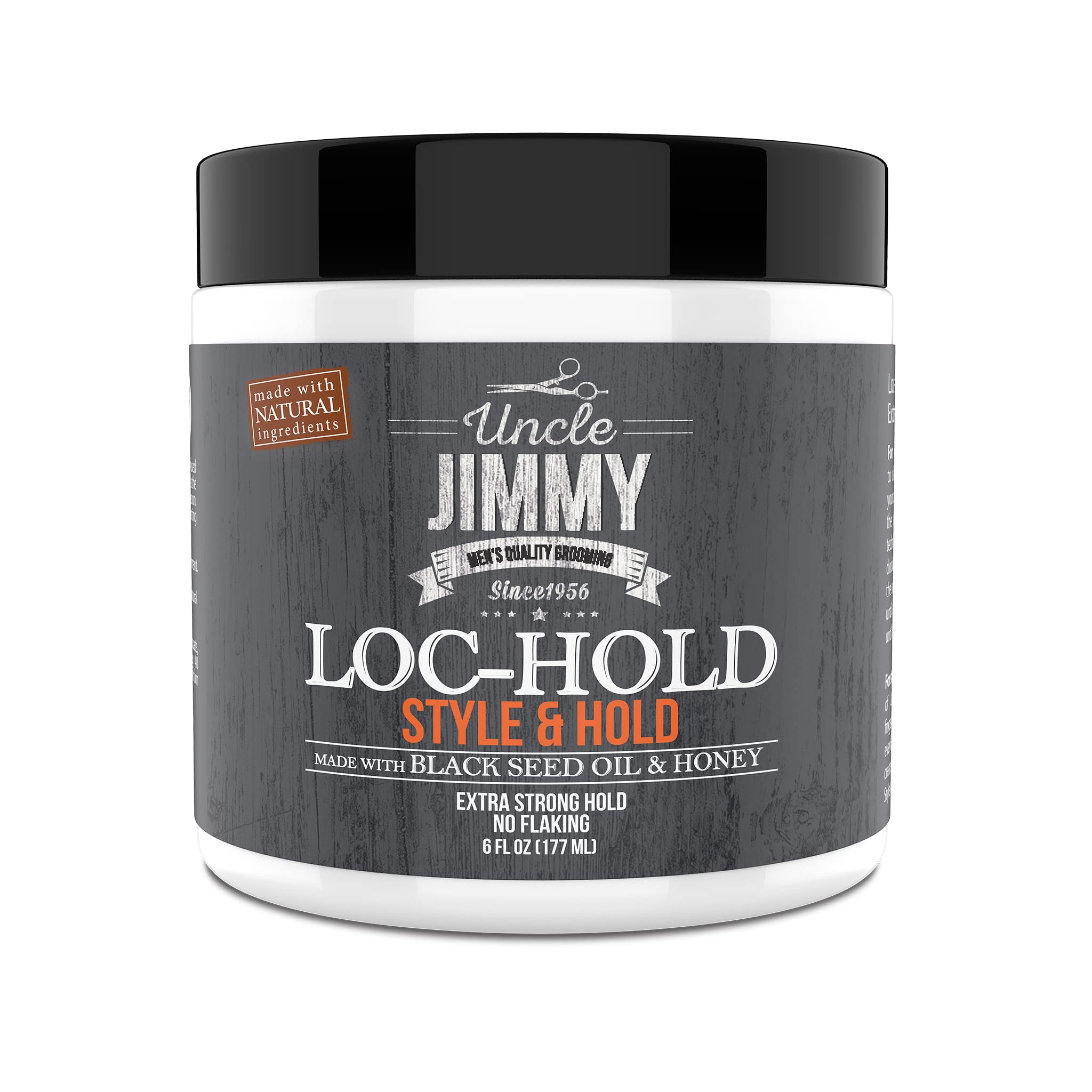 Uncle Jimmy Loc Hold Hair Styling Pomade/hair Wax Medium To Strong Hold Clear
