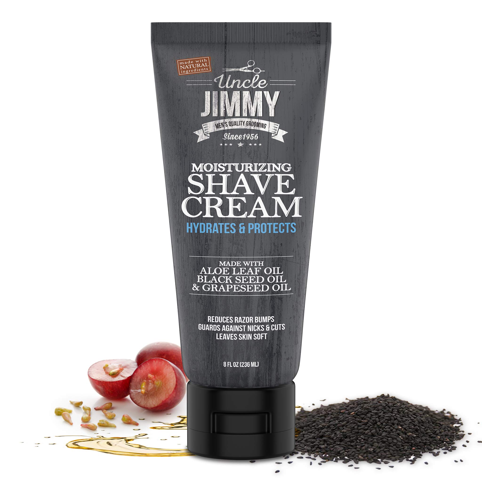 Uncle Jimmy Moisturizing Shave Cream | Hair Removal Cream That Moisturizes - Thumbnail 2
