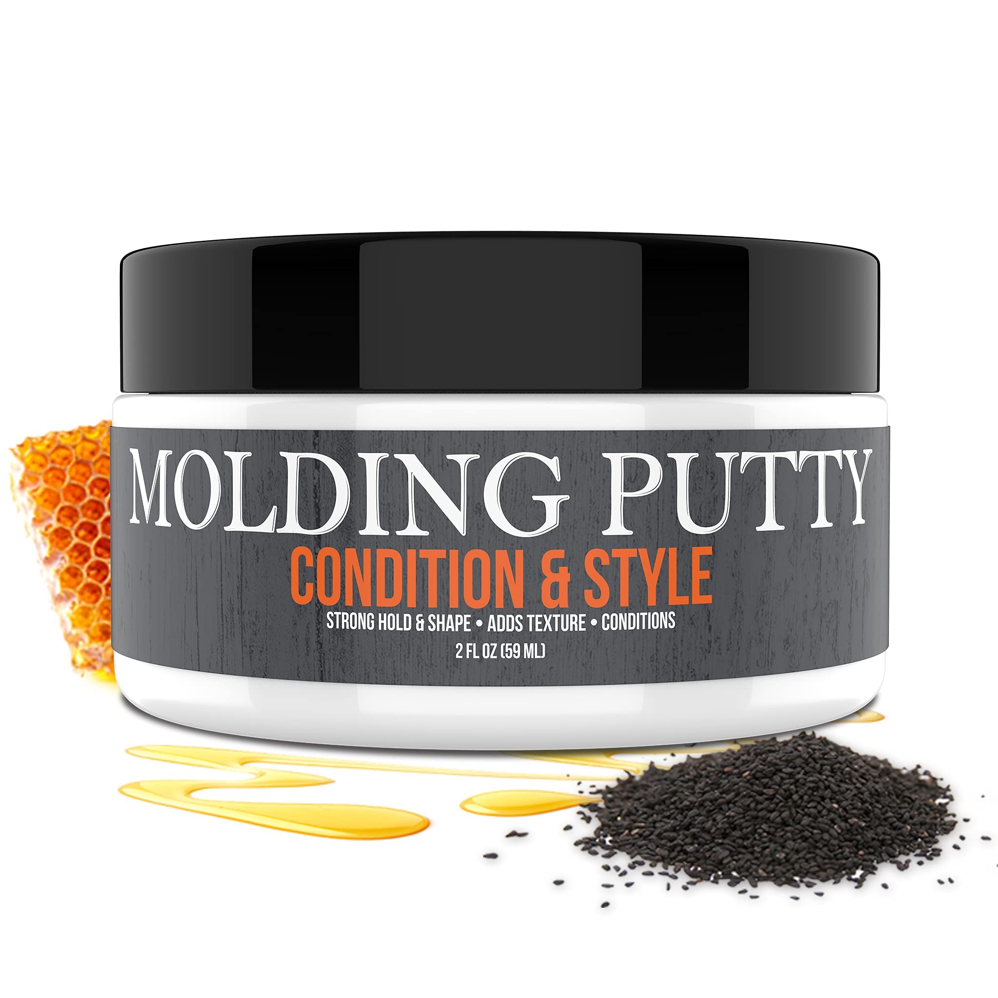 Uncle Jimmy Products Molding Putty Flexible Hold No Shine Sculpting Styling - Thumbnail 2