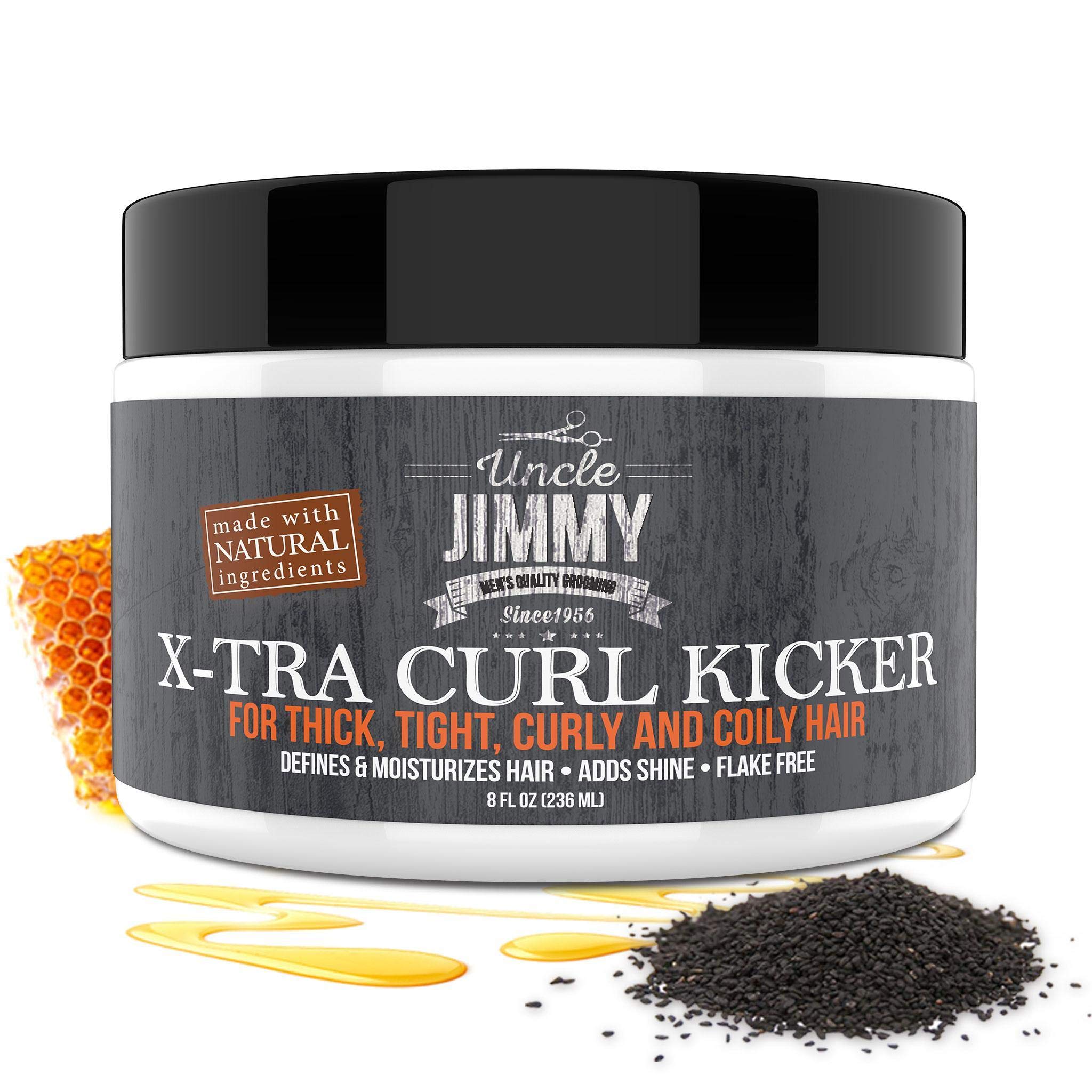 Uncle Jimmy X Tra Curl Kicker | Curl Enhancer Moisturizer for Thick Curly Coily - Thumbnail 2