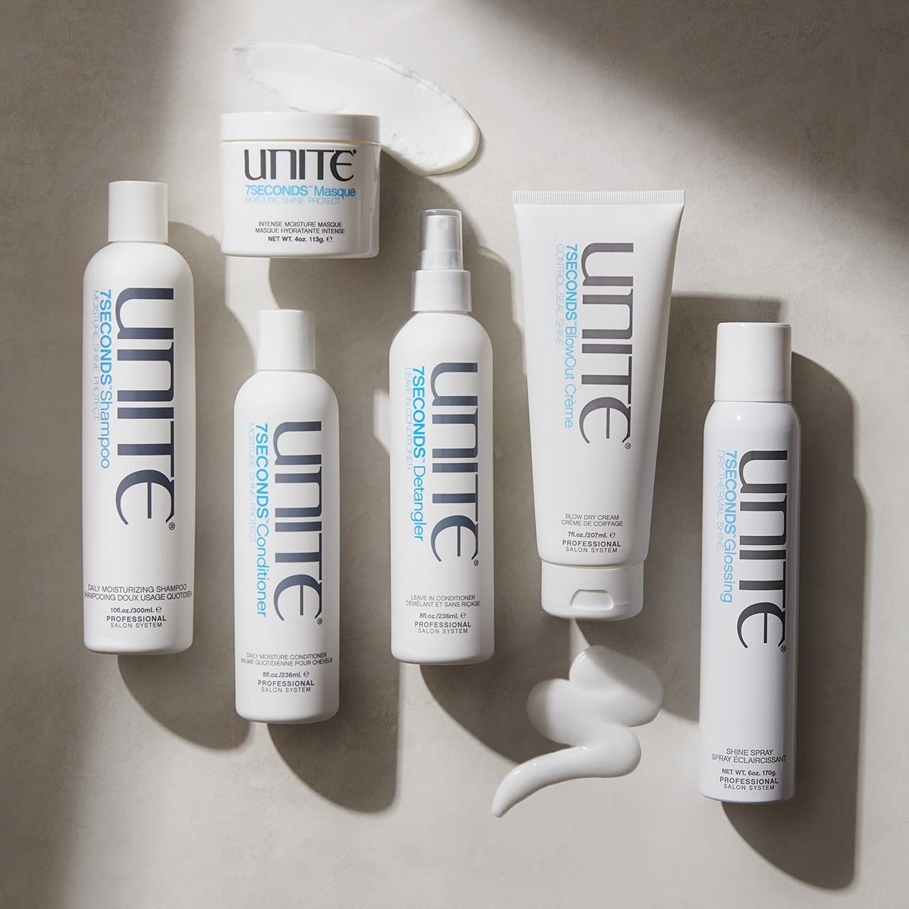Unite Hair 7seconds Glossing Adds Shine Controls Frizz Protects From Uv Heat - Thumbnail 3