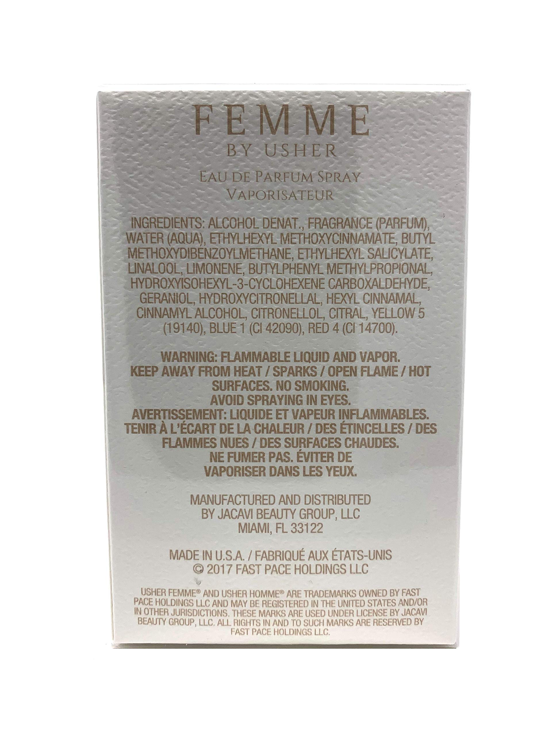 Usher Femme For Women EDP 1.7 oz - Thumbnail 2