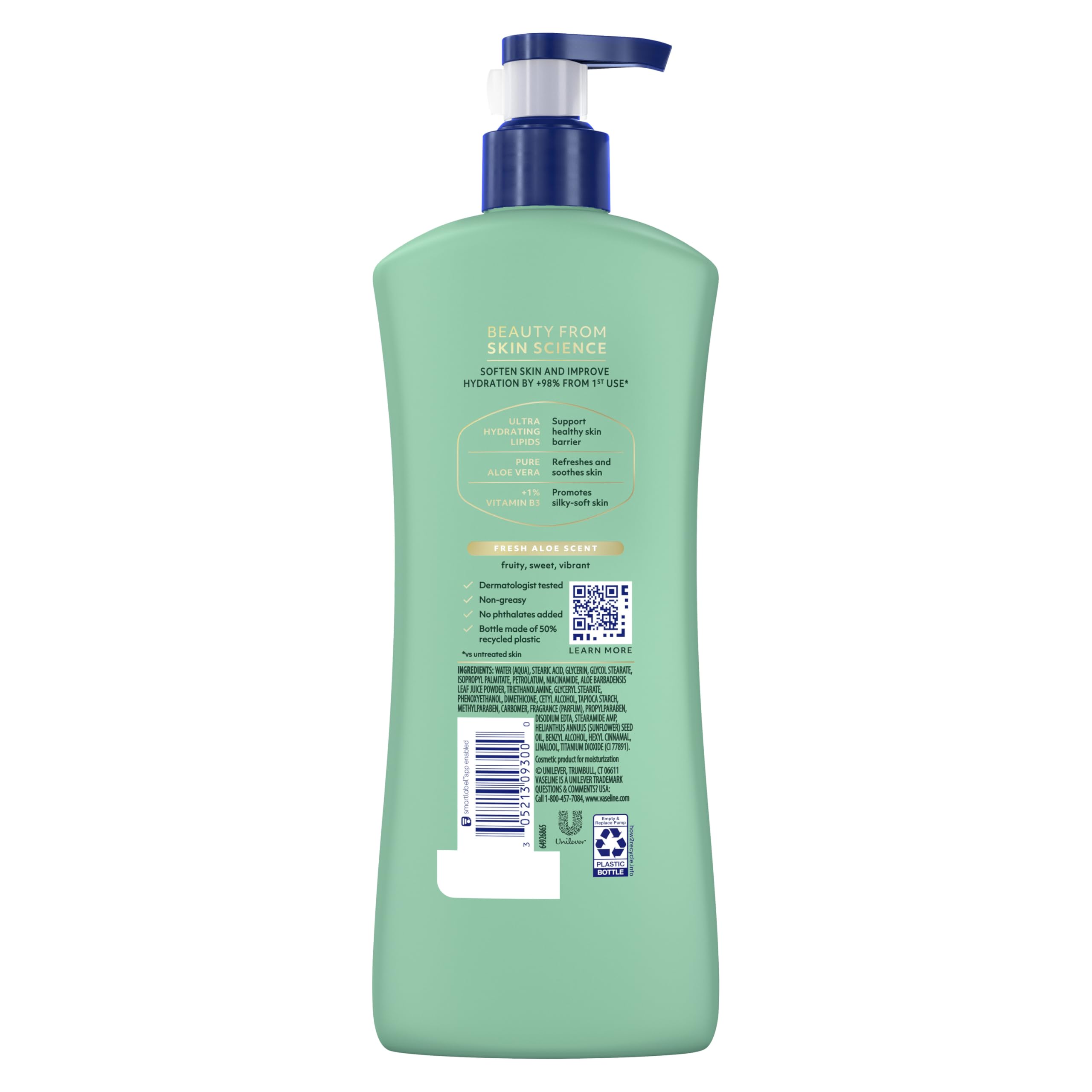 Vaseline Intensive Care Body Lotion Soothing Hydration for Dry Skin With Ultra - Thumbnail 2