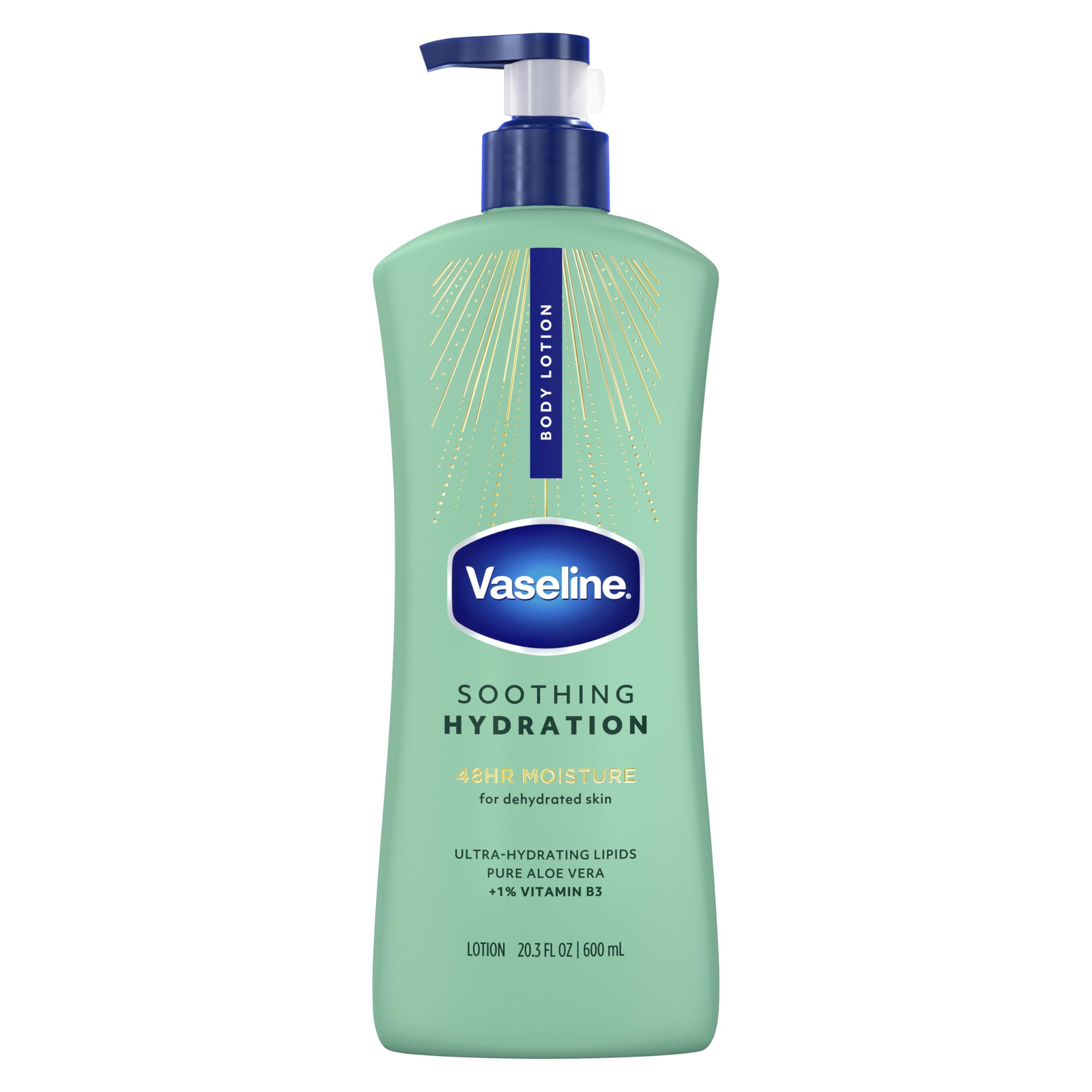 Vaseline Intensive Care Body Lotion Soothing Hydration for Dry Skin With Ultra