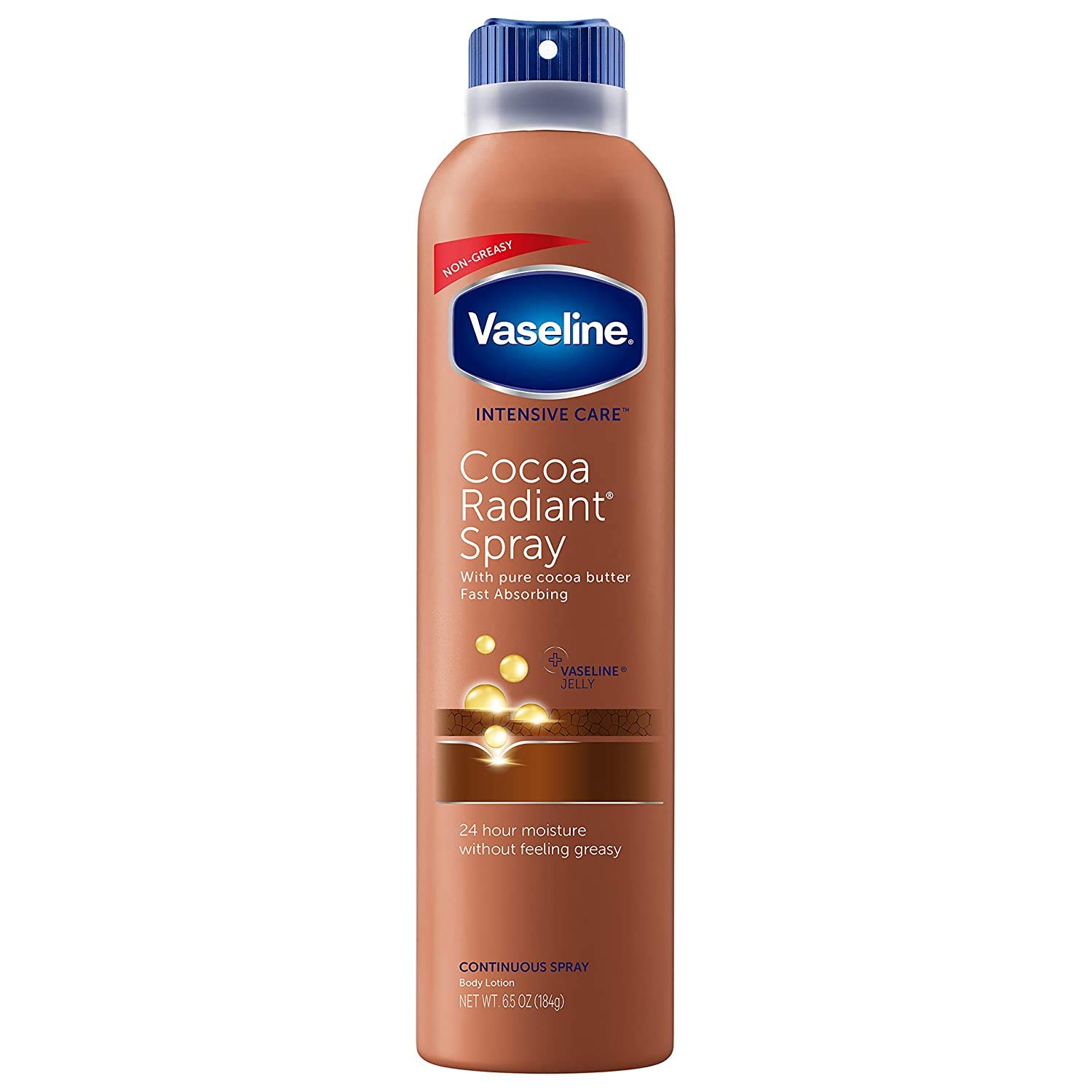 Vaseline and Go Moisturizer In Cocoa Radiant 6.5 oz - Thumbnail 3