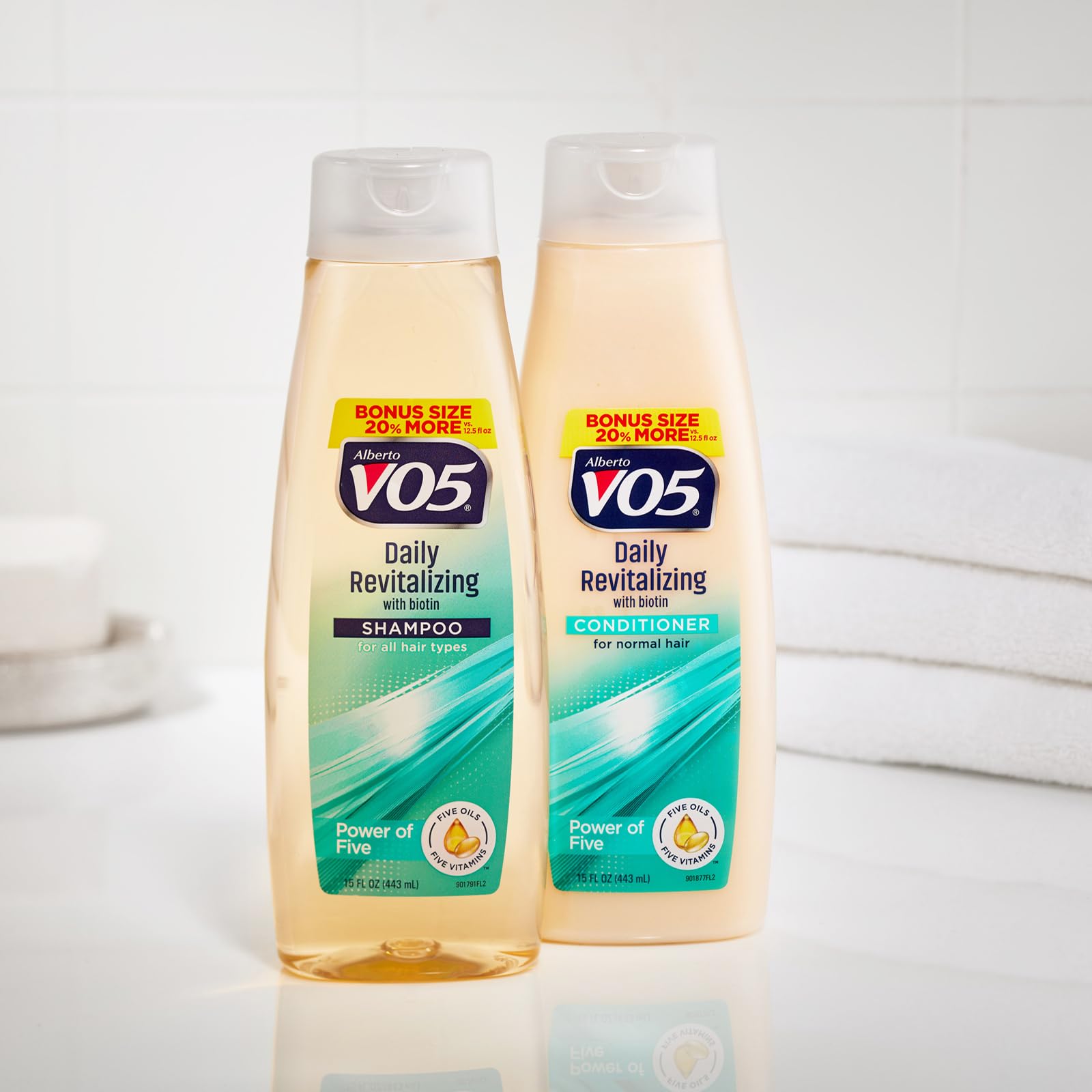 Alberto Vo5 Daily Revitalizing Conditioner Moisturizing Conditioner With Biotin - Thumbnail 3