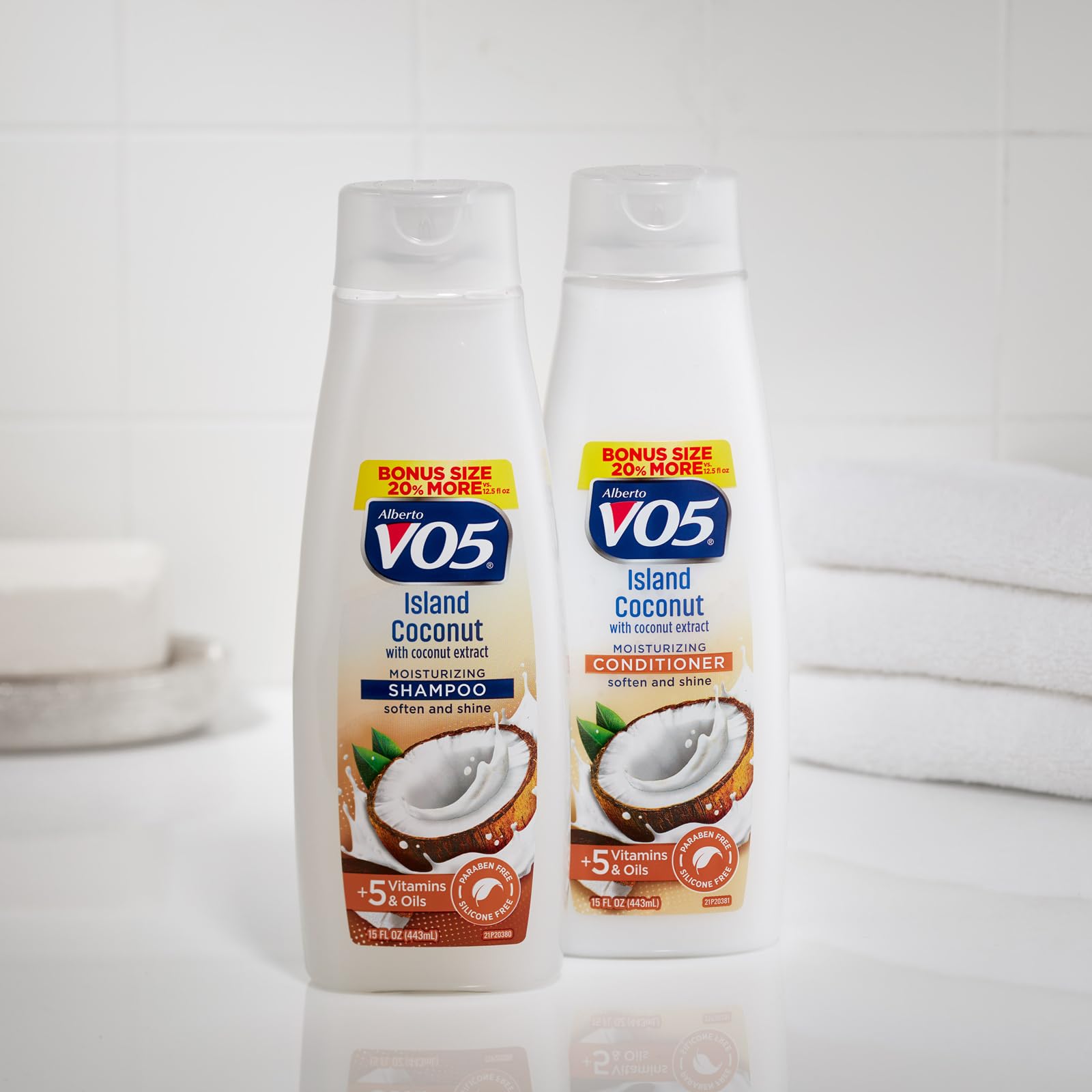 Vo5 Conditioner Silky Experience Island Coconut 12.5 oz - Thumbnail 3