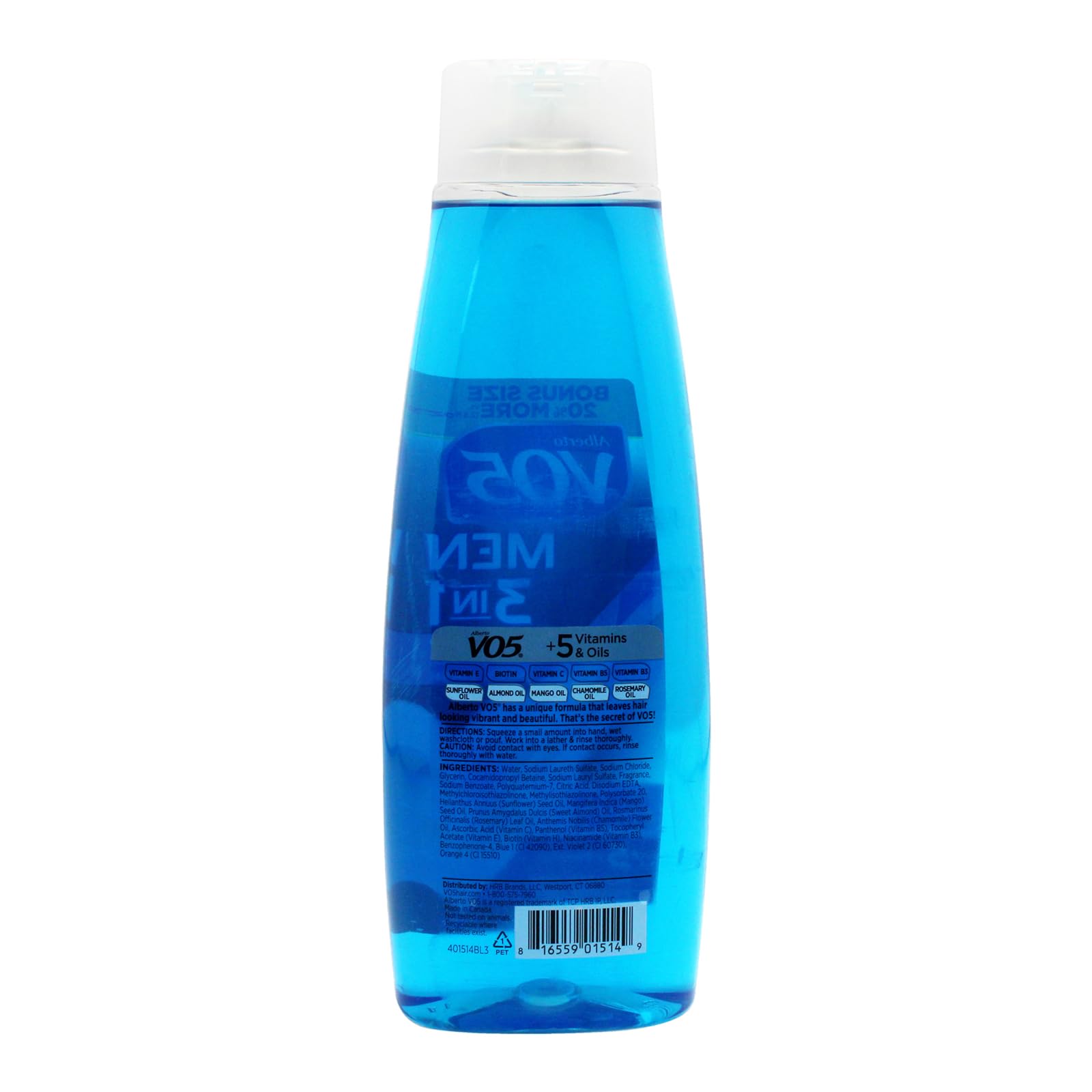 Alberto Vo5 Men 3 In 1 Fresh Ocean Surge 3 In 1 Shampoo Conditioner and Body - Thumbnail 3