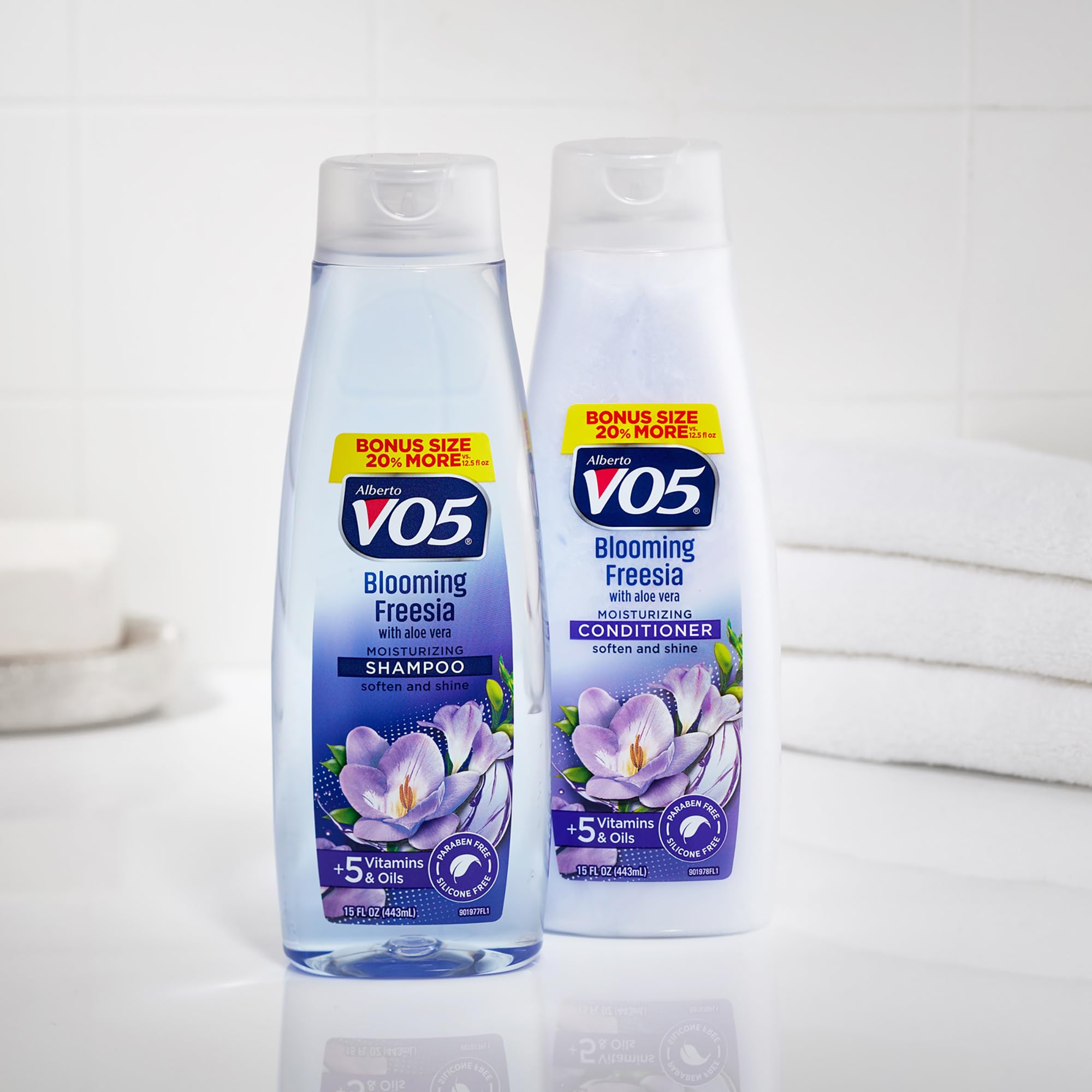 Alberto Vo5 Blooming Freesia Moisturizing Shampoo Hydrating Shampoo With - Thumbnail 3