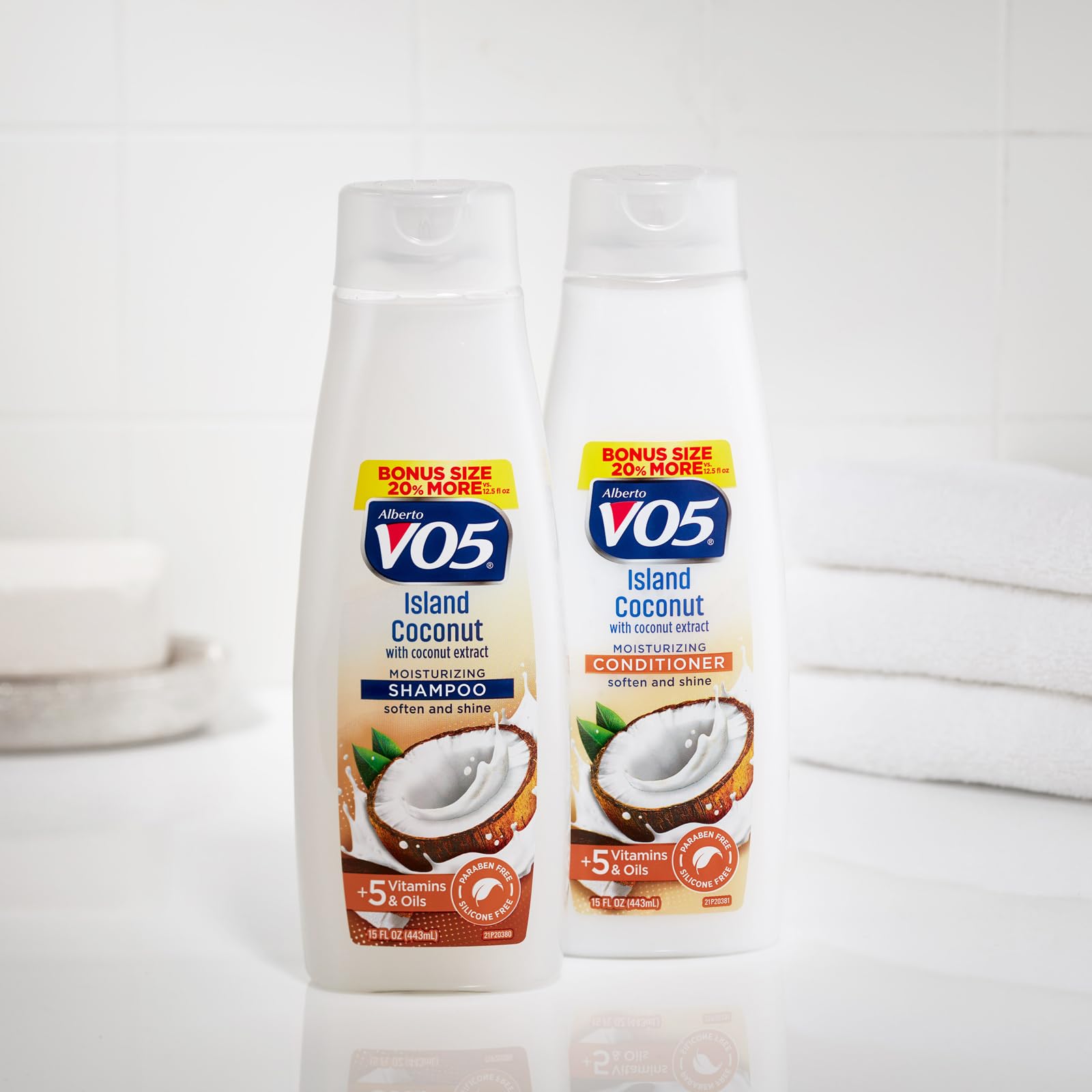 Alberto Vo5 Island Coconut Moisturizing Shampoo Hydrating Shampoo With Coconut - Thumbnail 3