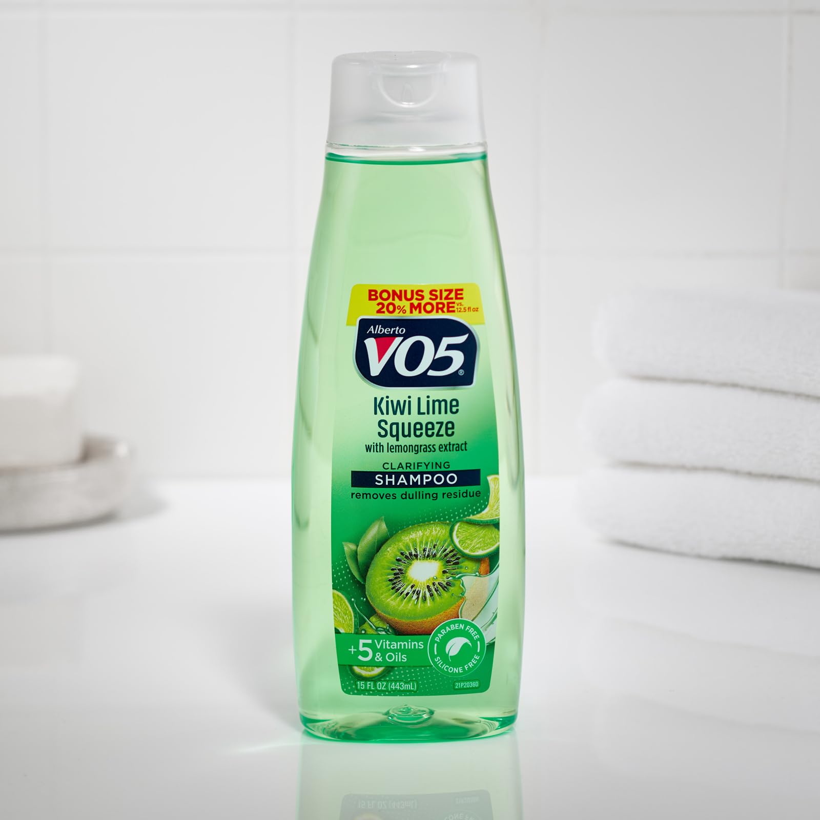 Alberto Vo5 Kiwi Lime Squeeze Clarifying Shampoo Moisturizing Shampoo With - Thumbnail 2