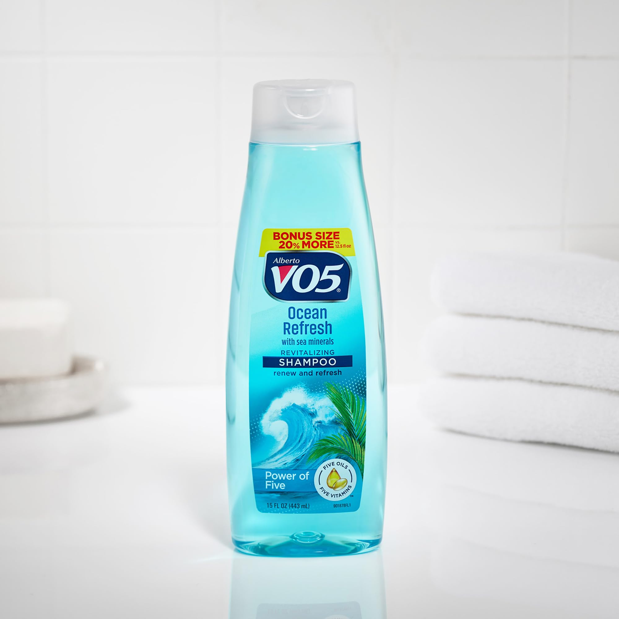 Alberto Vo5 Revitalizing Ocean Refresh Shampoo for Unisex Shampoo Unisex 15 oz - Thumbnail 2